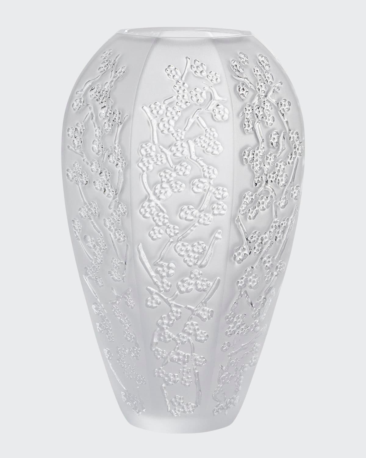 Lalique Large Sakura Vase