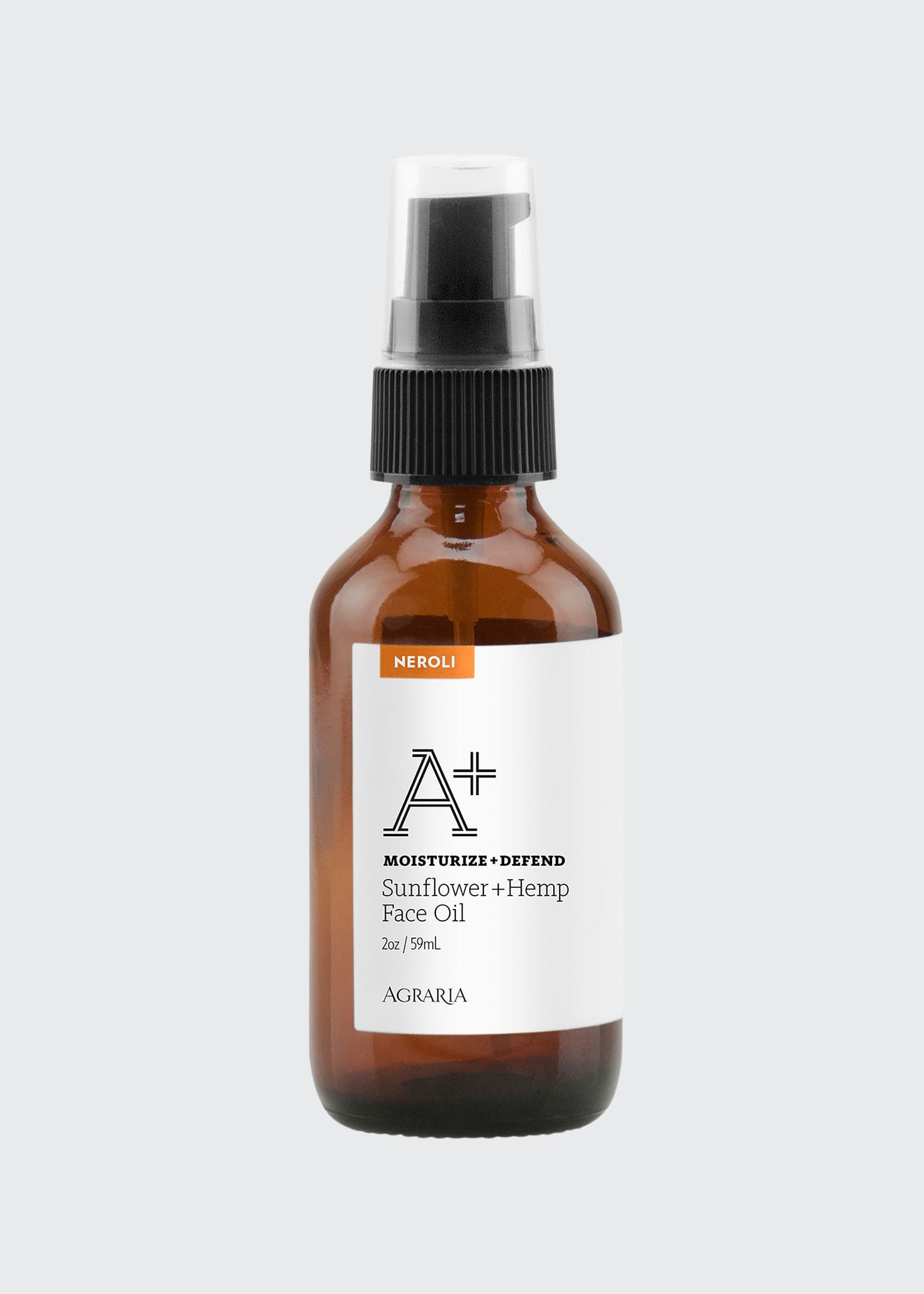 Neroli A+ Sunflower + Hemp Face Oil, 2 oz.