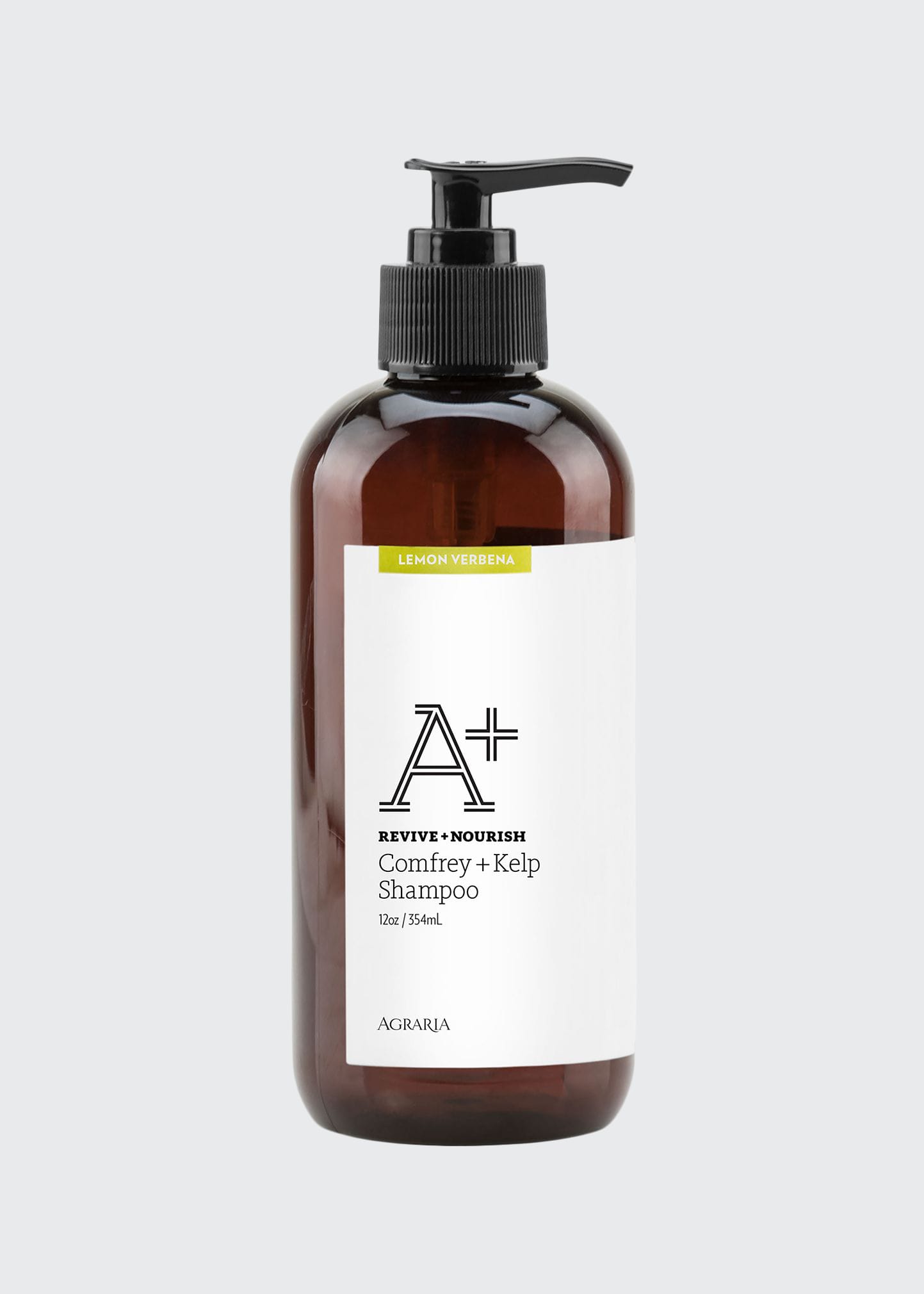 Agraria Lemon Verbena A+ Comfrey + Kelp Shampoo, 12 Oz./ 354 ml In Burgundy