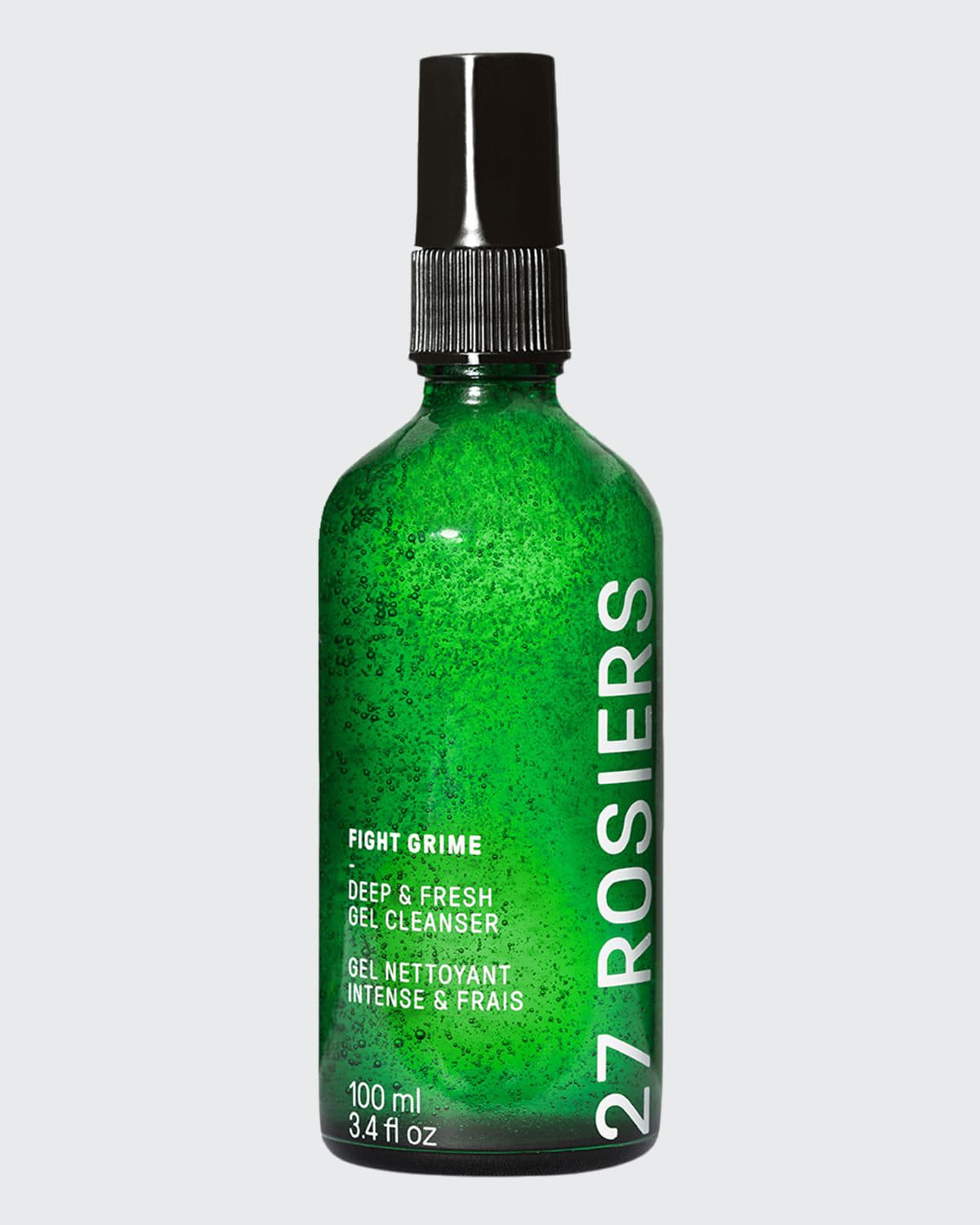 27 Rosiers 3.4 Oz. Fight Grime Deep & Fresh Gel Cleanser In Green