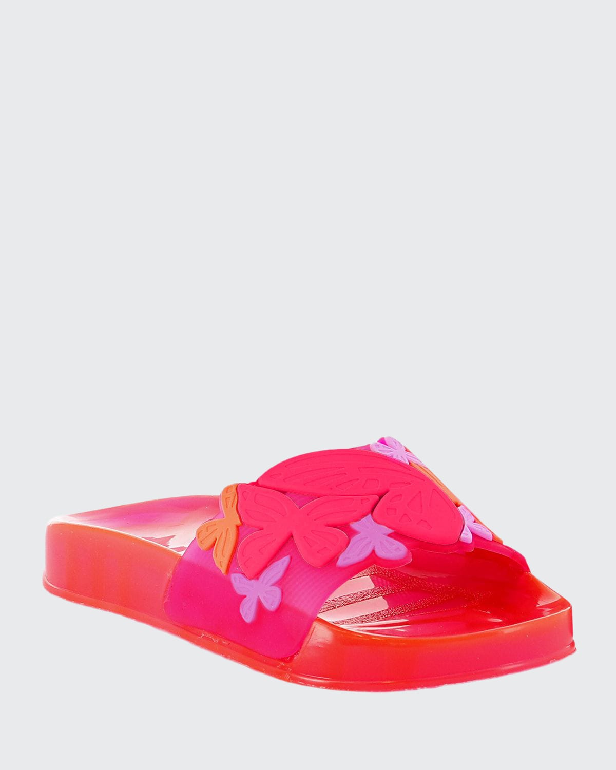 Sophia Webster Kids' Little Girl's And Girl's Butterfly Jelly Pool Slides In Pink