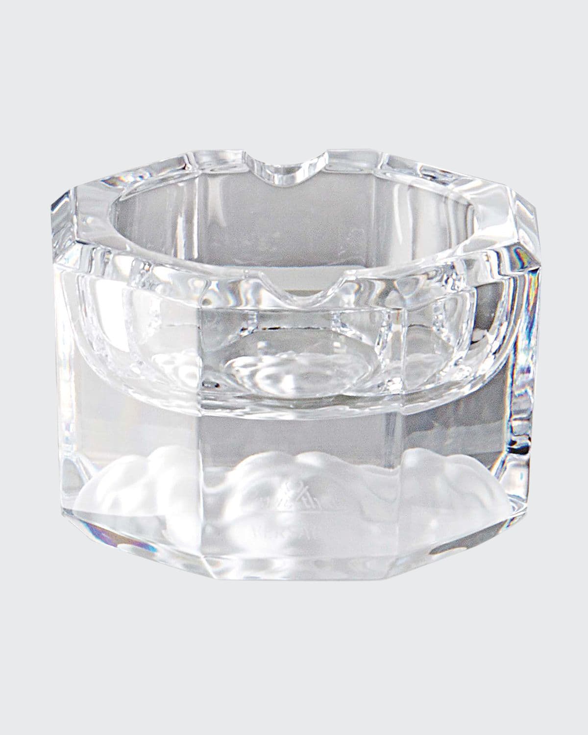 Shop Versace Medusa Lumiere 3" Ashtray In Clear