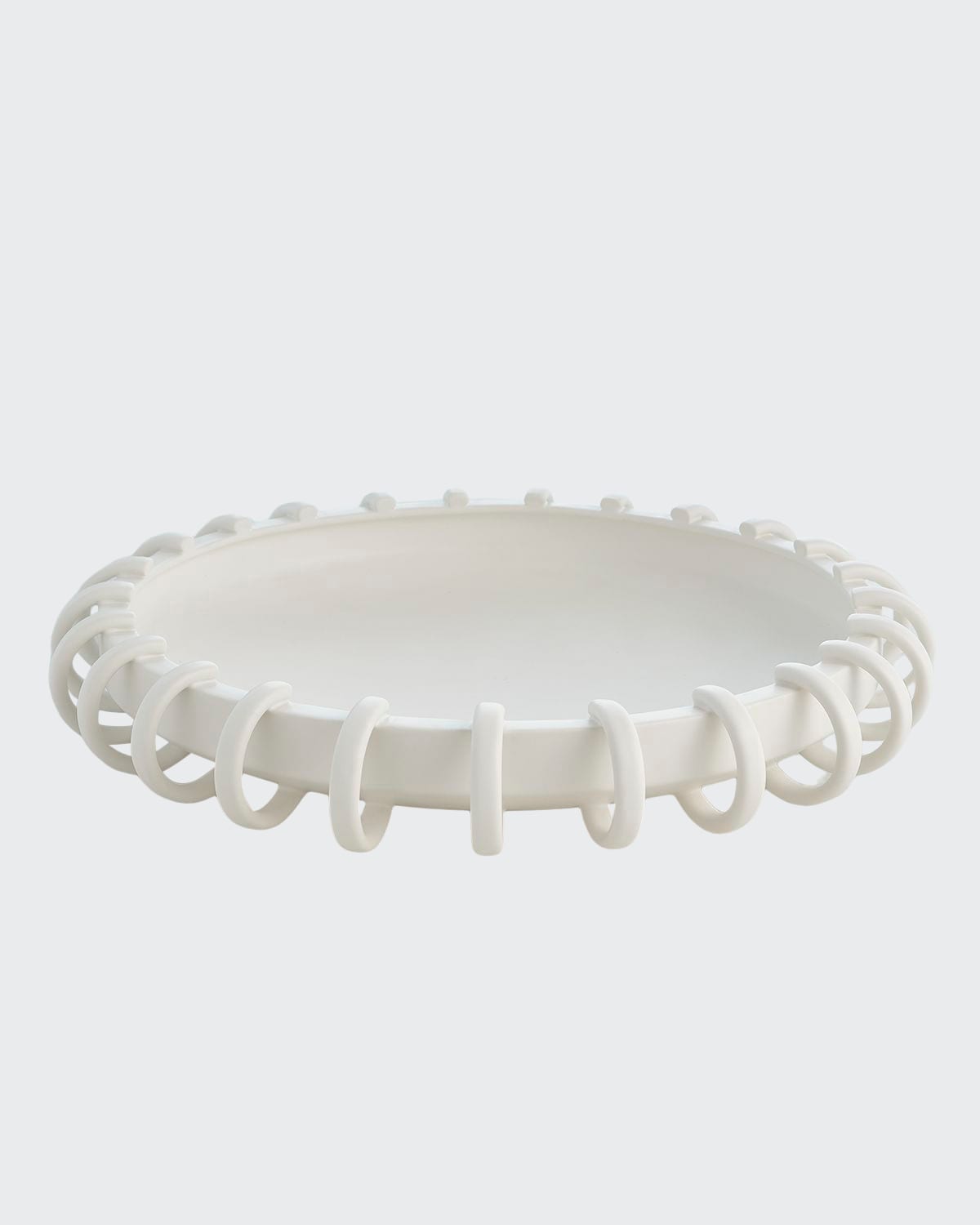 Ashley Childers For Global Views Bangle Bowl In White