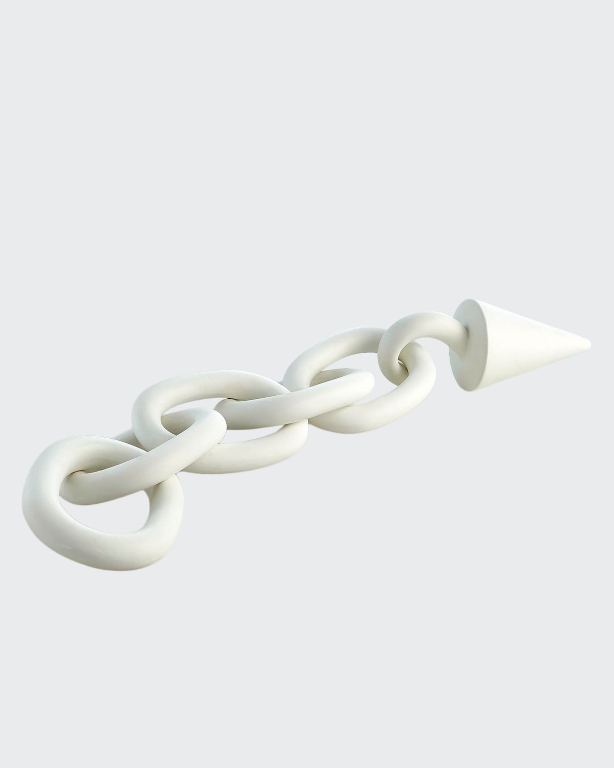 Ashley Childers For Global Views Rings Object With Cone In White