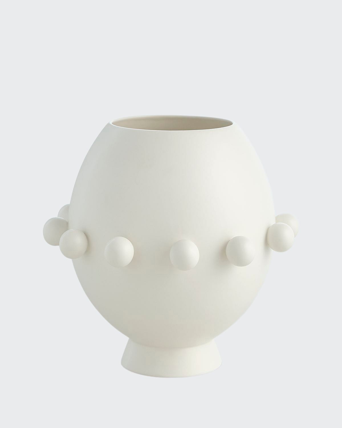 Shop Ashley Childers For Global Views Spheres Collection Vase I In White