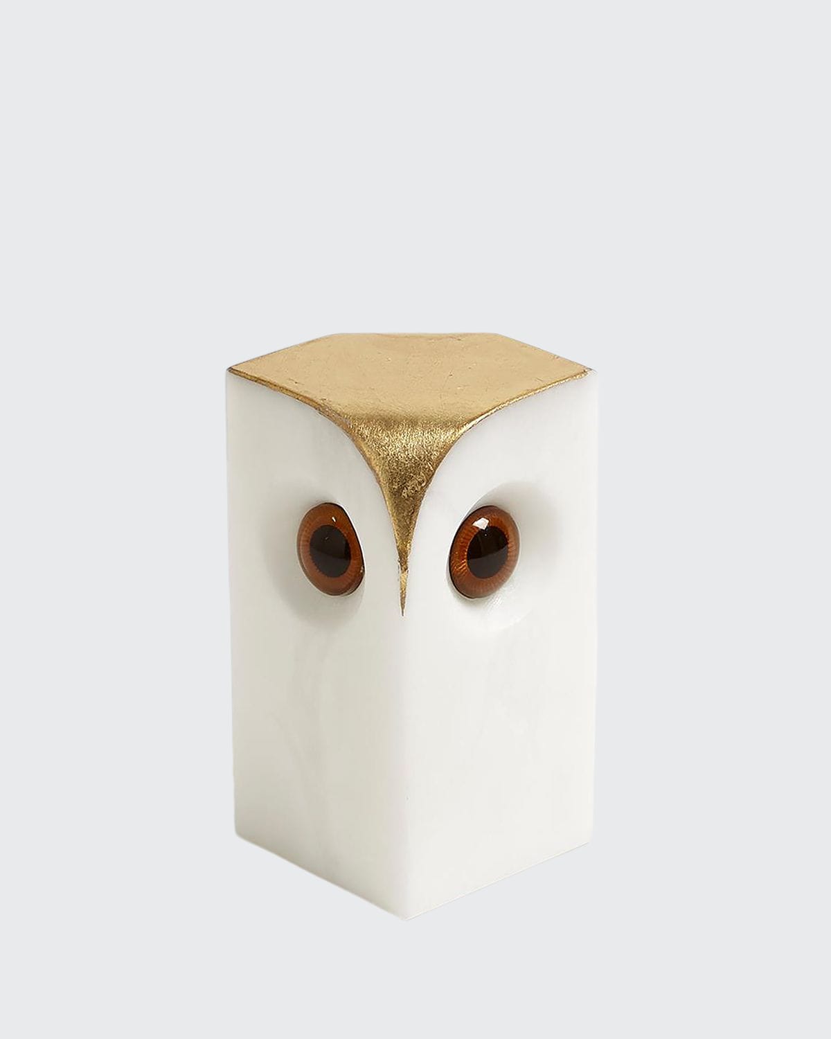Global Views Alabaster Owl - Small In White