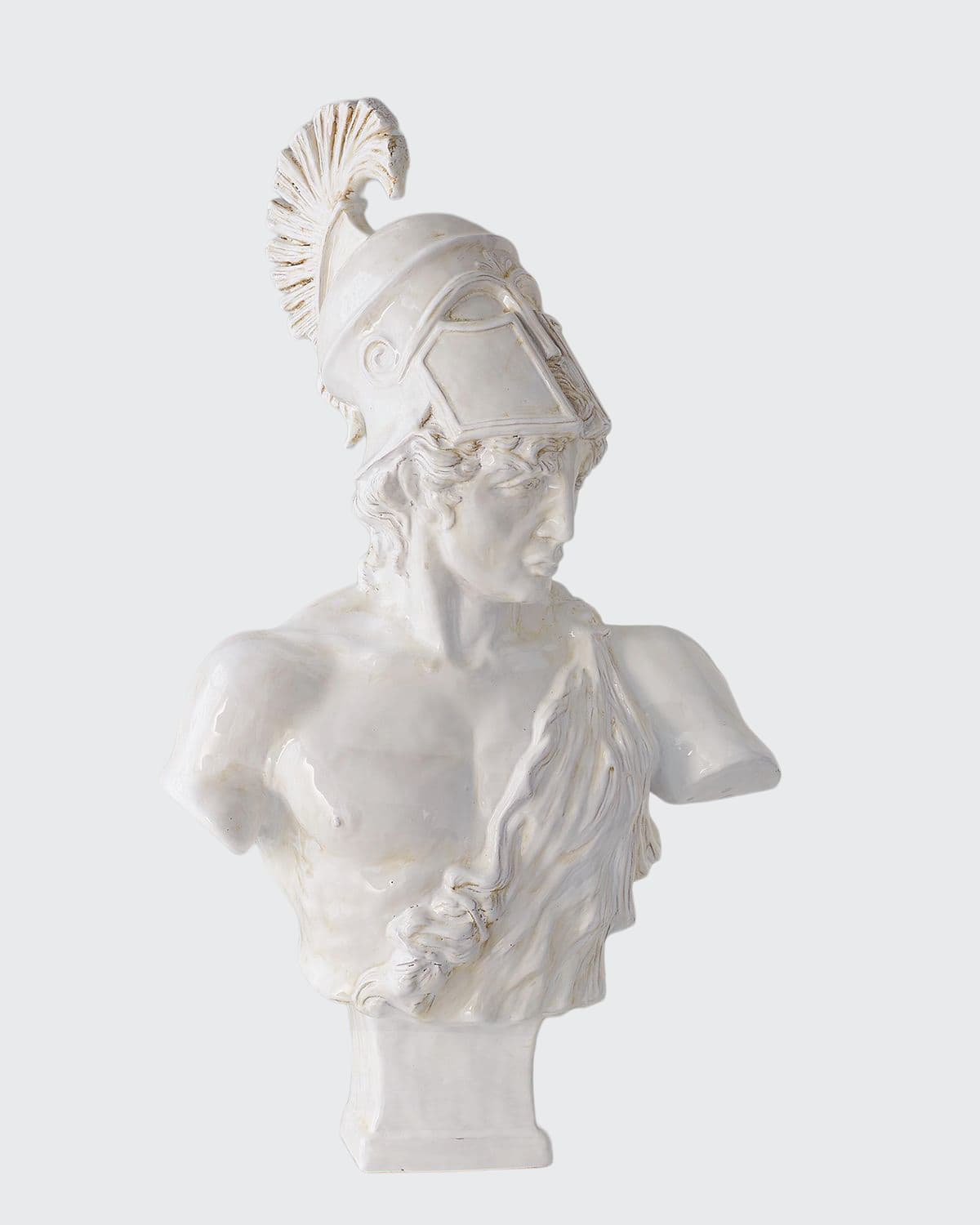 Global Views Mars Sculpture In White
