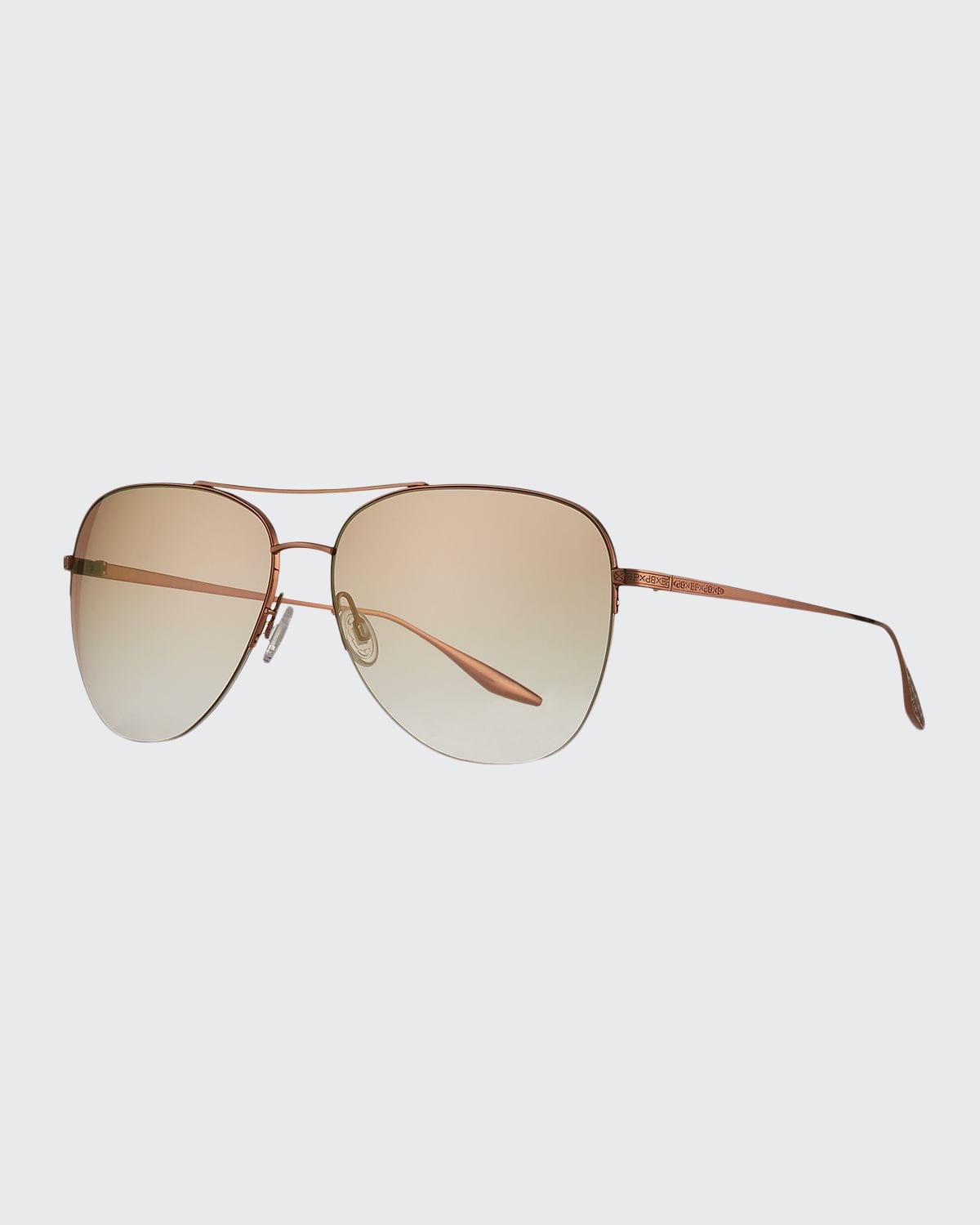 Barton Perreira 62mm Aviator Sunglasses In Pink
