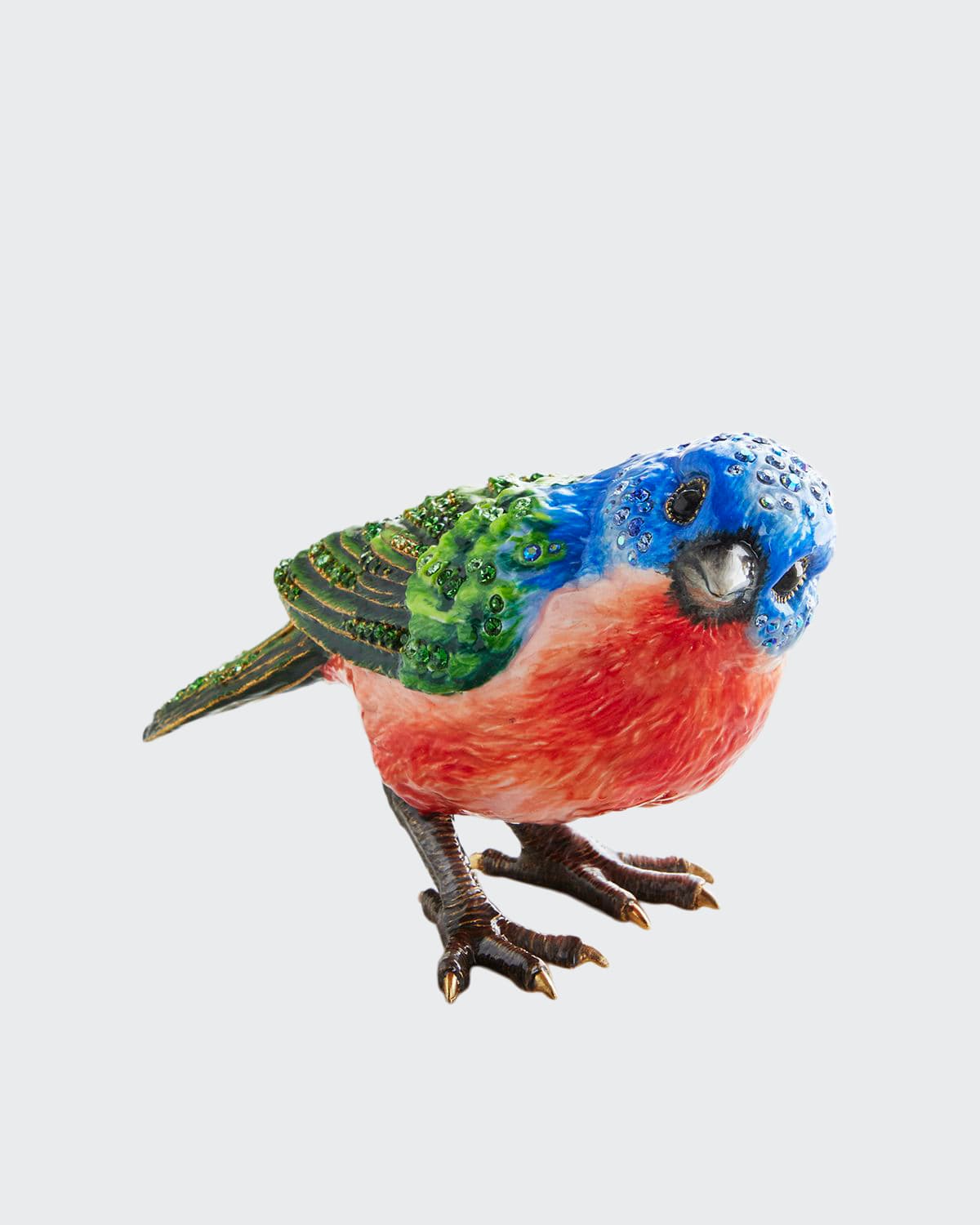 Jay Strongwater Bird Objet In Flora
