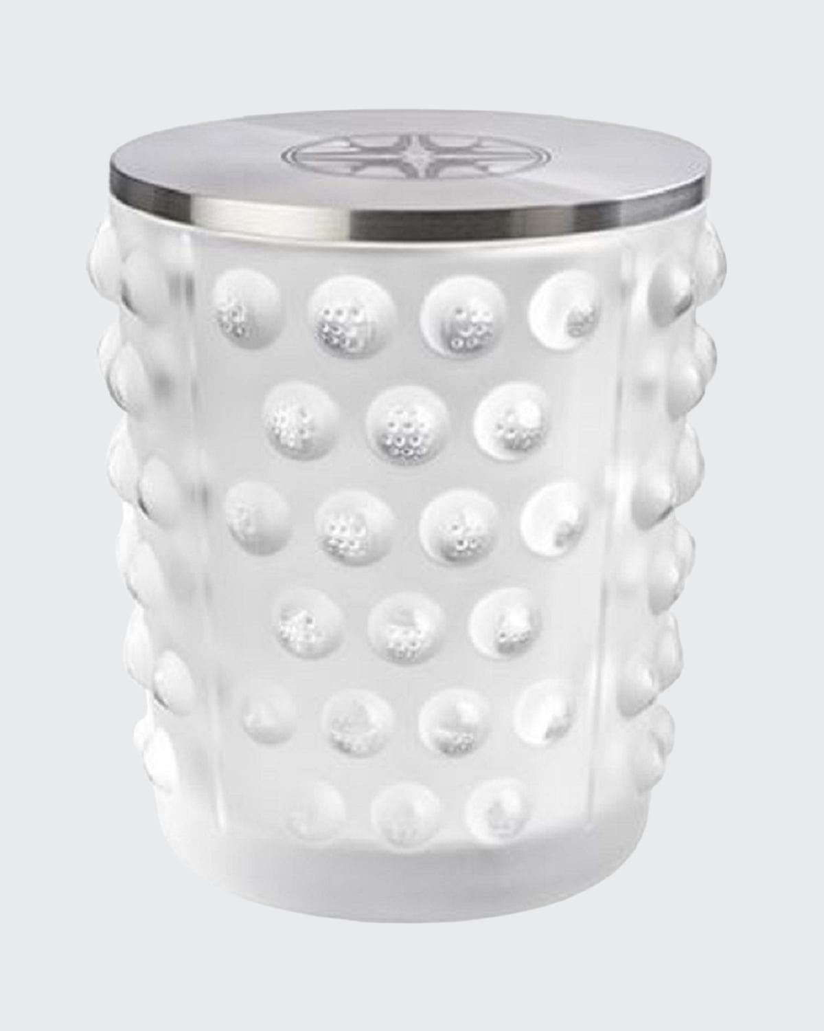 Lalique Clear Mossi Vase Candle