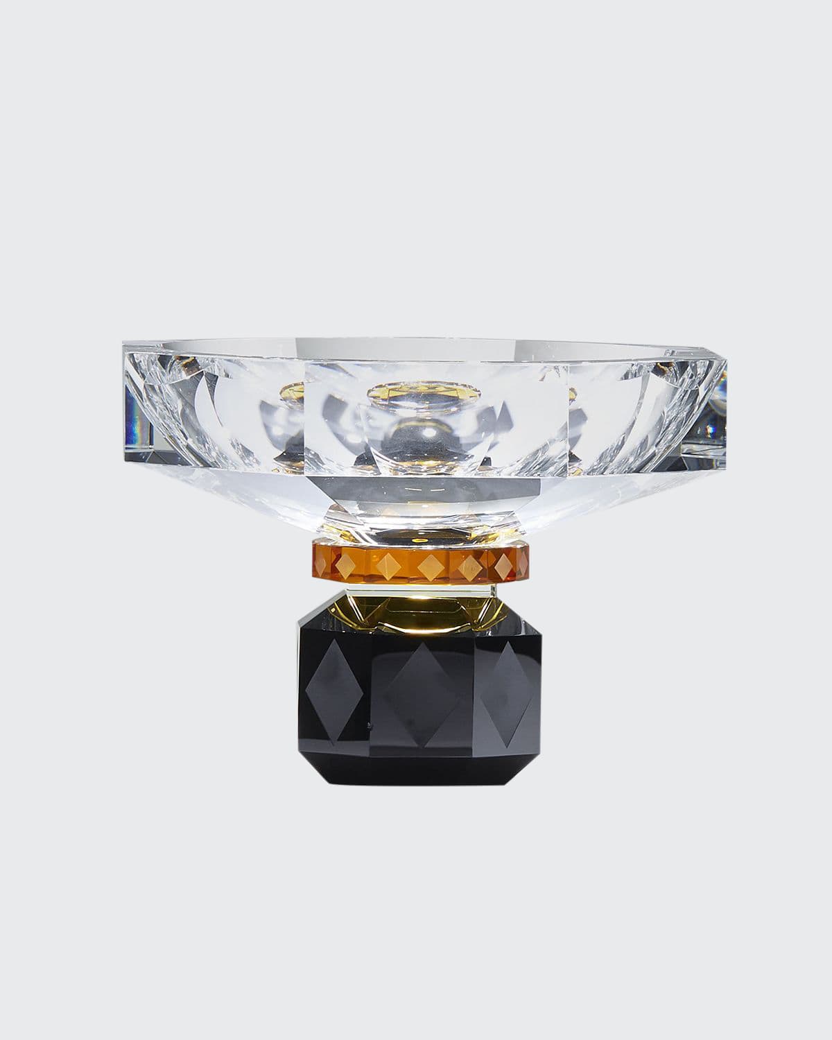 Reflections Copenhagen Black Arizona Crystal Bowl In Multi