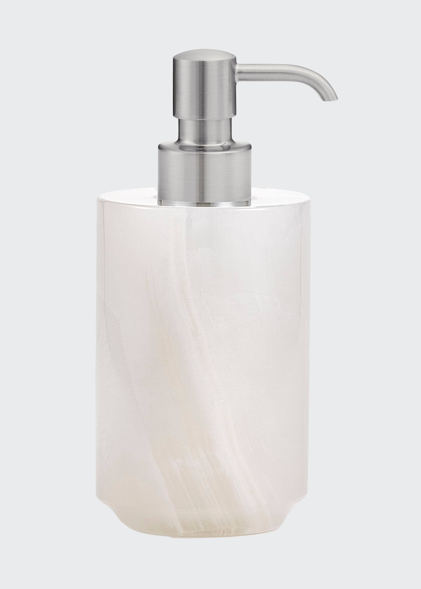 Labrazel Hielo Pump Dispenser - With Brushed Brass Pump In Brushed Nickel