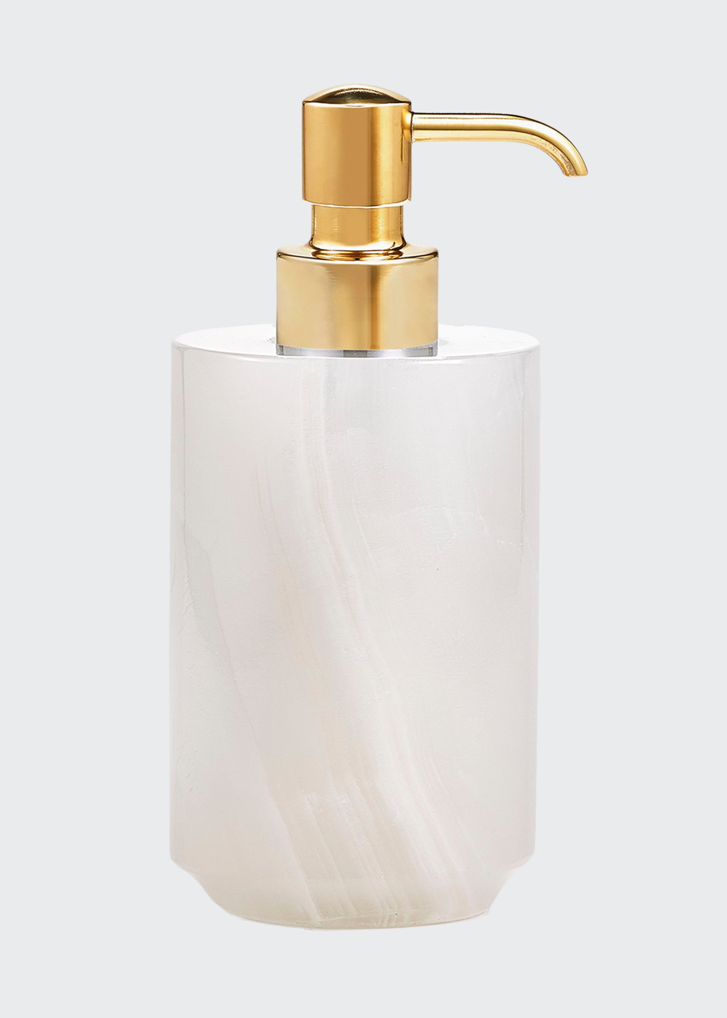 Labrazel Hielo Pump Dispenser - With Brushed Brass Pump In Polished Gold