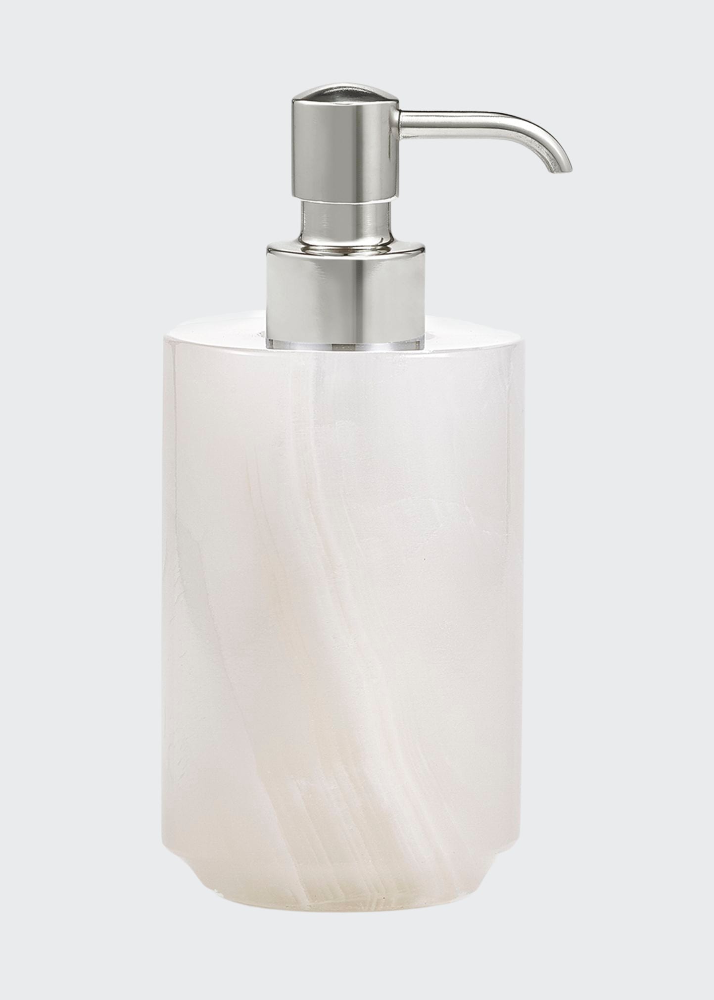 Labrazel Hielo Pump Dispenser - With Brushed Brass Pump In Polished Nickel