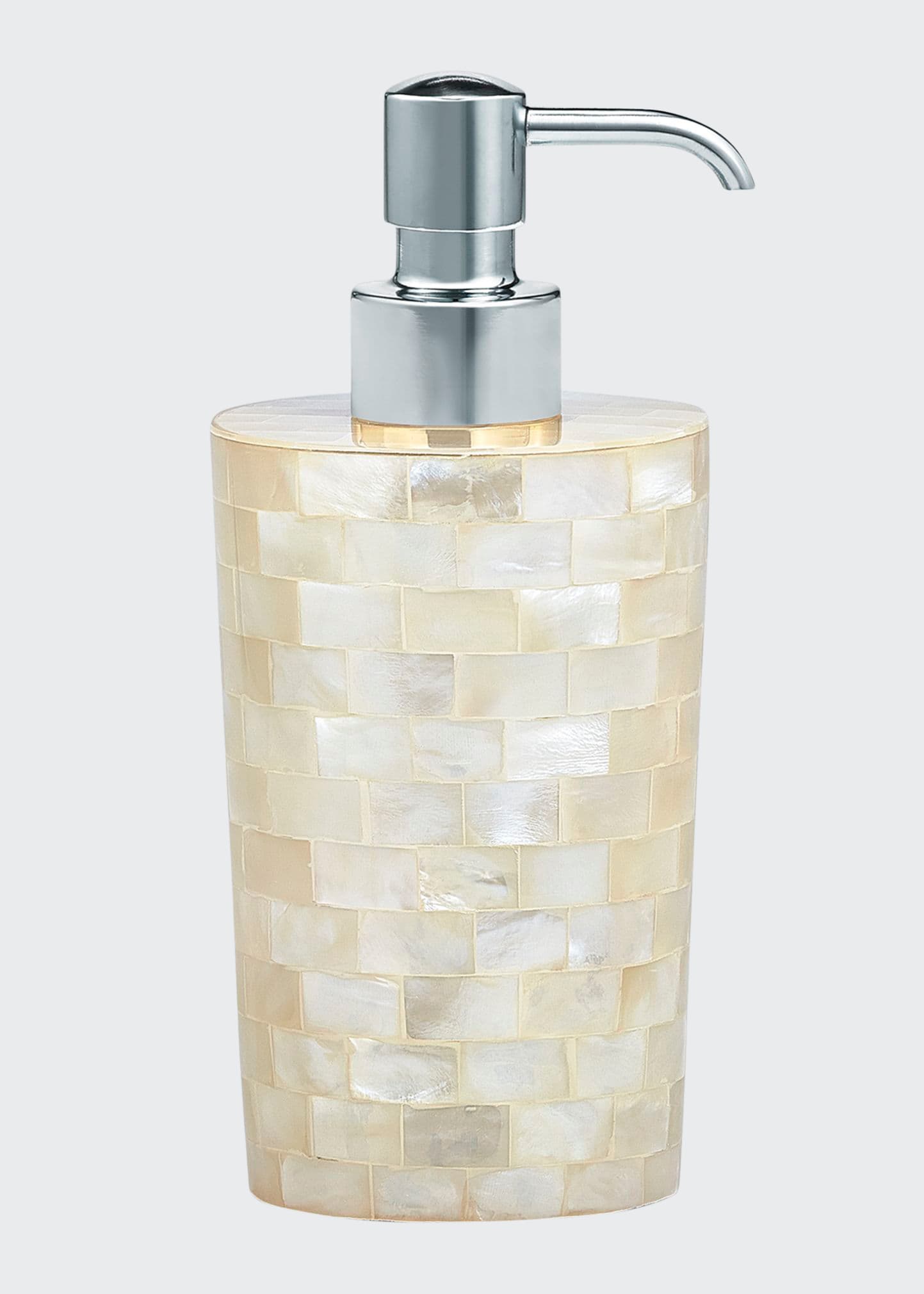 Labrazel White Agate Pump Dispenser - with Brushed Brass Pump