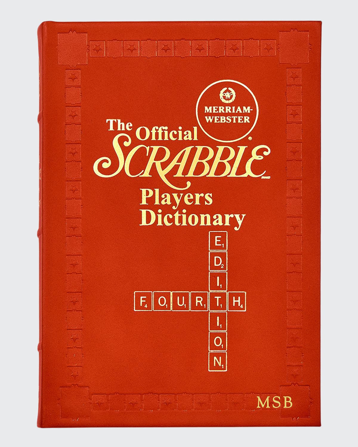 Shop Graphic Image The Official Merriam-webster Scrabble Players Dictionary, Fourth Edition, Personalized In Red
