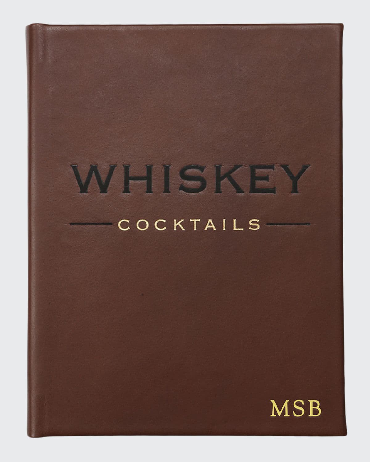 Shop Graphic Image Whiskey Cocktails Book, Personalized In Brown