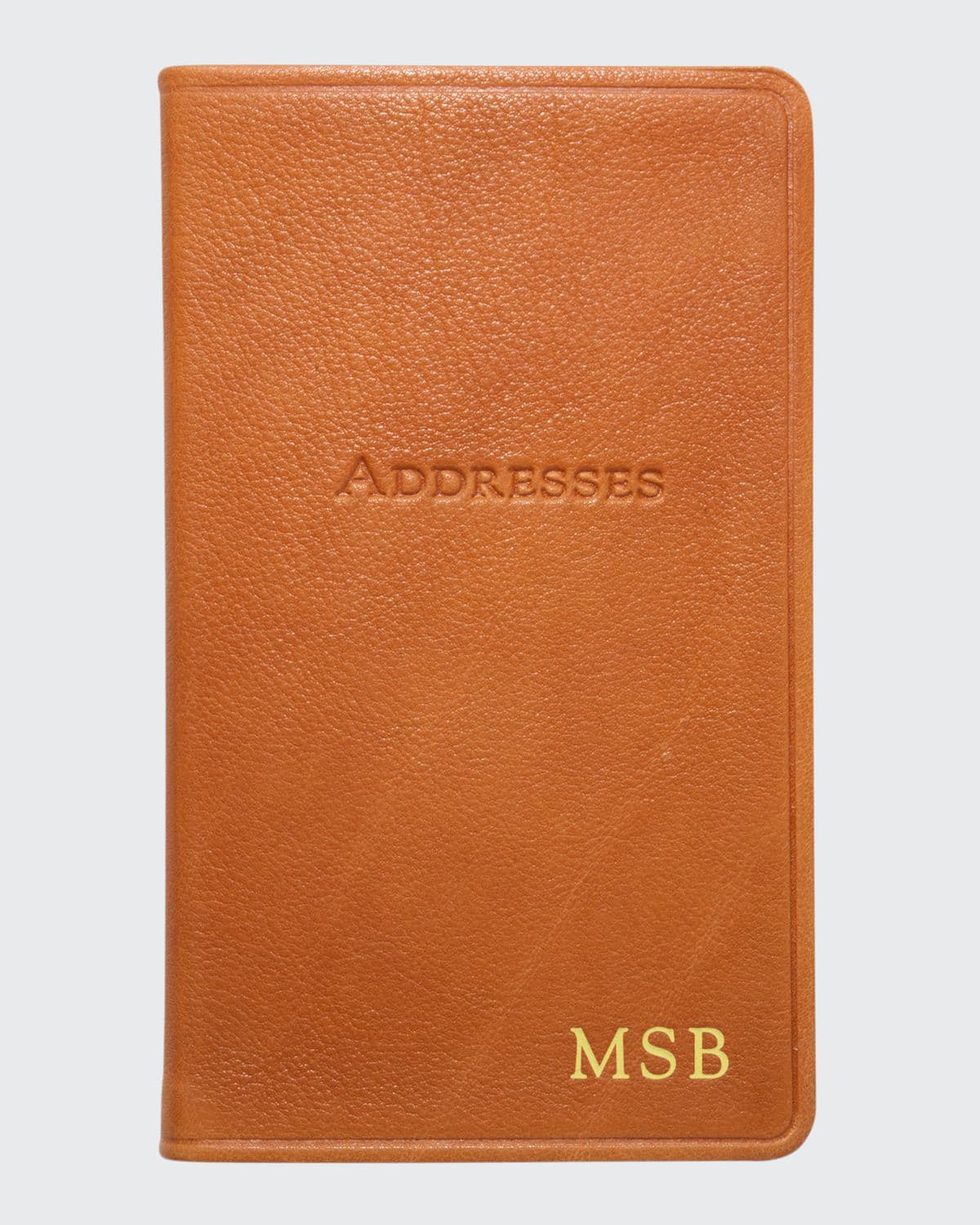 Graphic Image 5" Pocket Address Book In British Tan