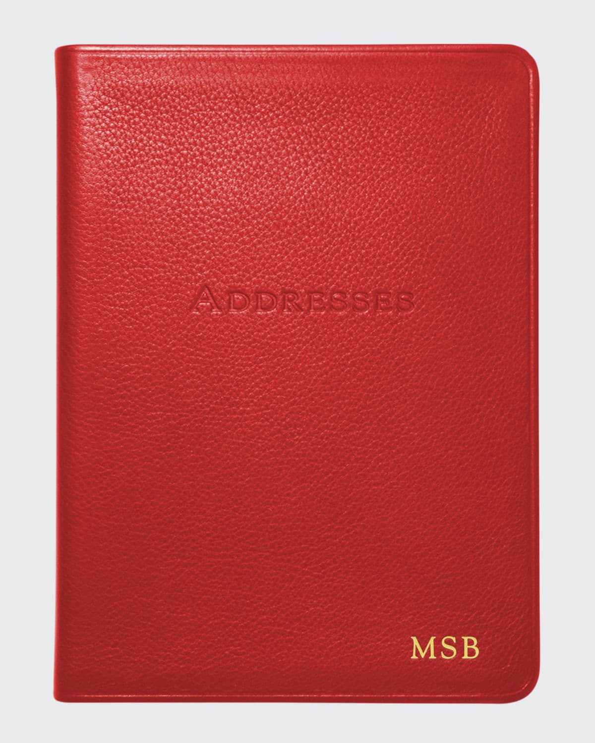 Graphic Image 7" Desk Address Book In Red