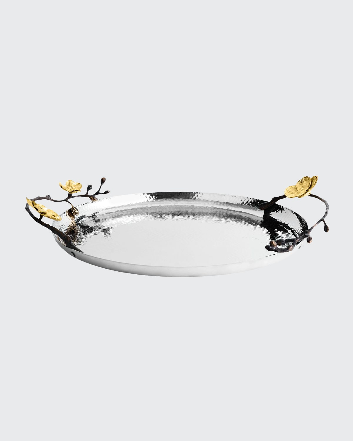 Michael Aram Gold Orchid Round Tray