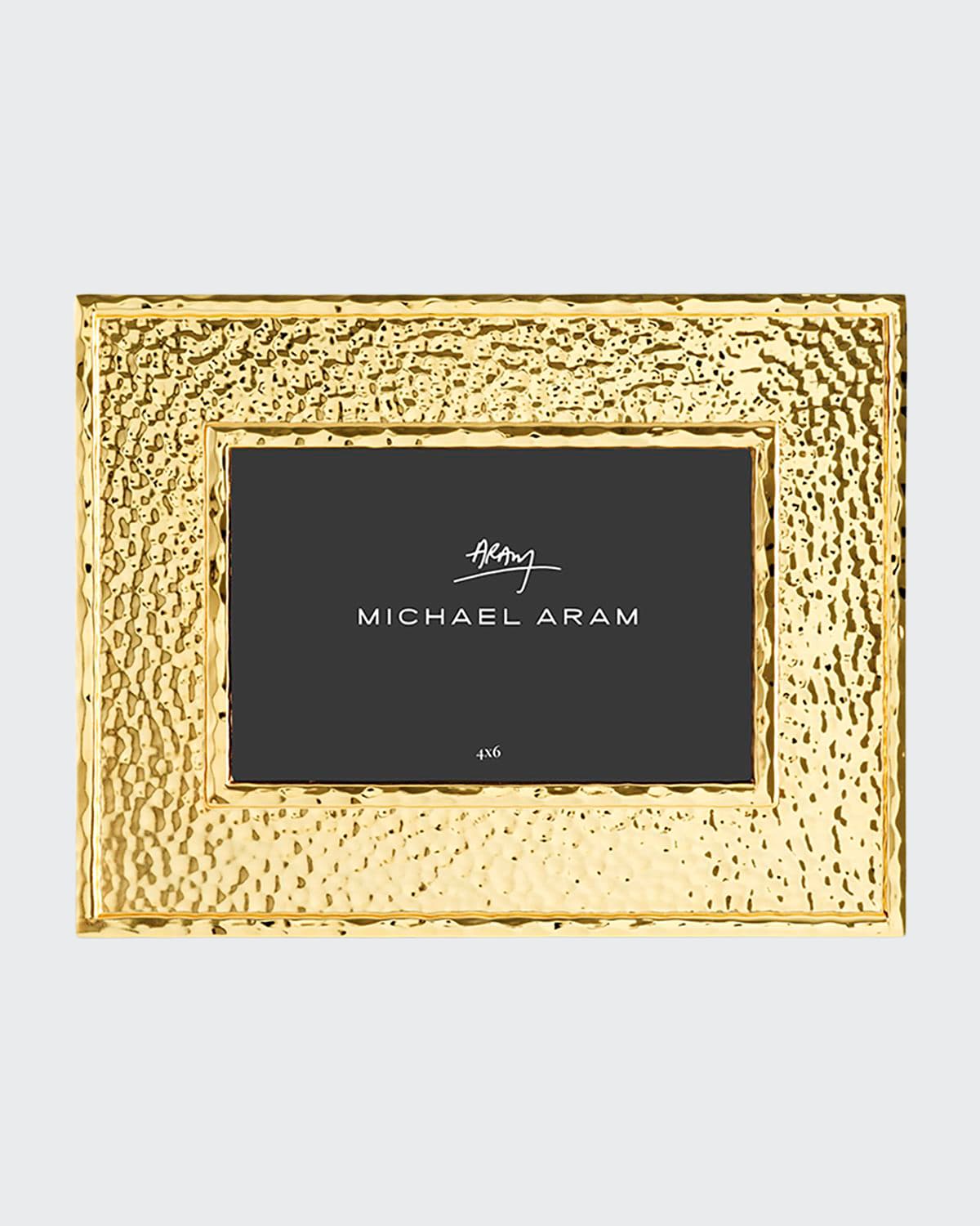 Michael Aram Hammertone Frame, 4" X 6" In Gold