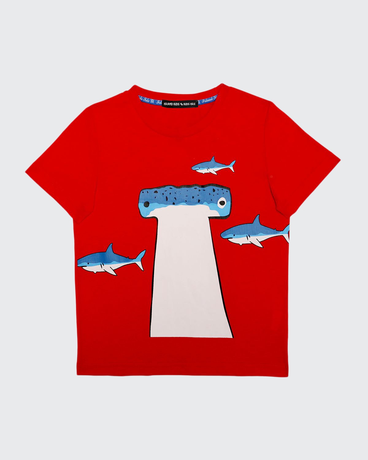 Island Kids & Kids Isle Boy's Shark Print Tee, Size 4-12