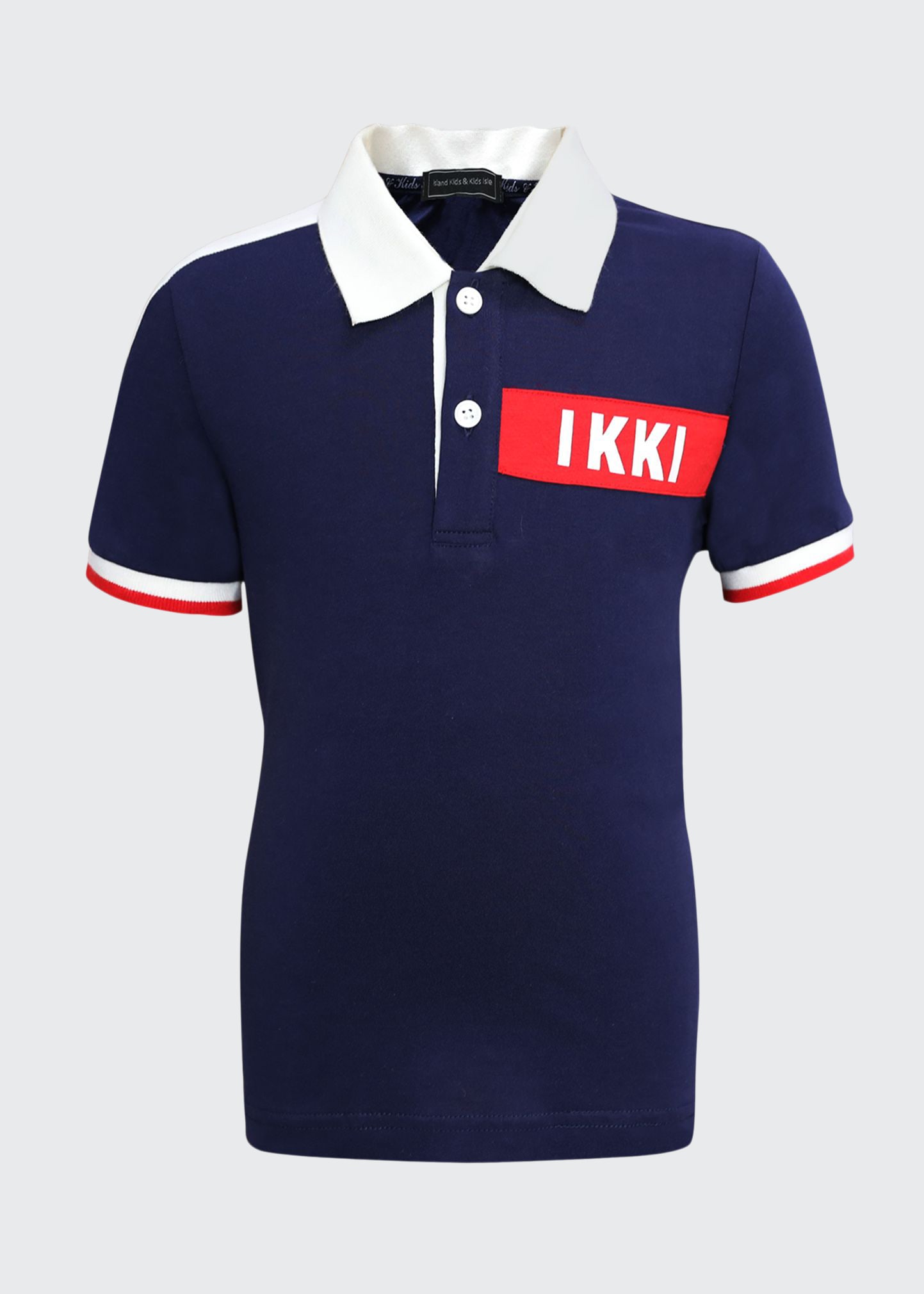 Island Kids & Kids Isle Boy's Logo Short-Sleeve Polo Shirt, Size 4-12