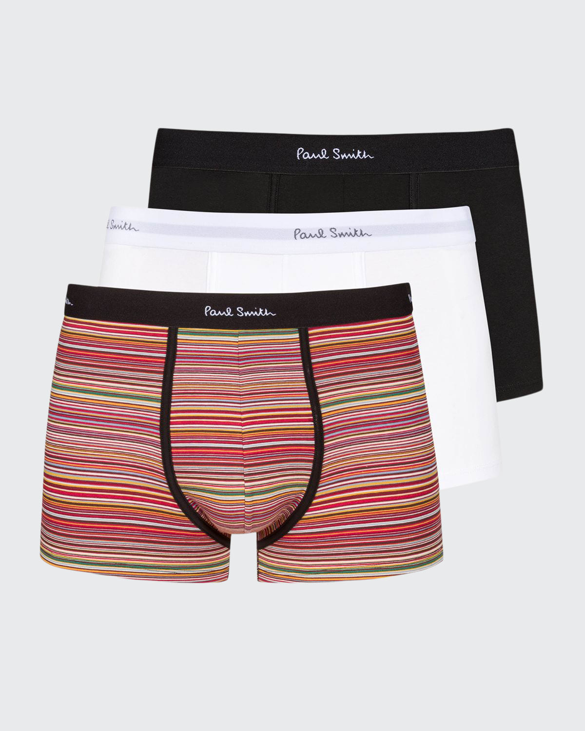 Paul Smith Men's 3-pack Boxer Trunks In Multicolor