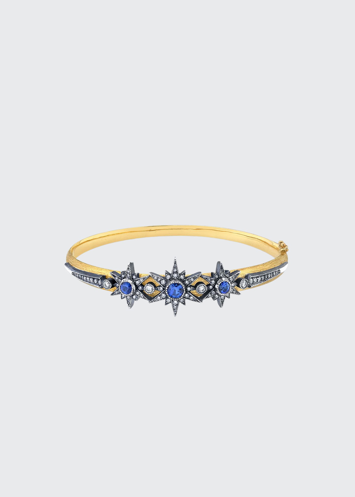 Arman Sarkisyan Sapphire And Diamond Starburst Bangle