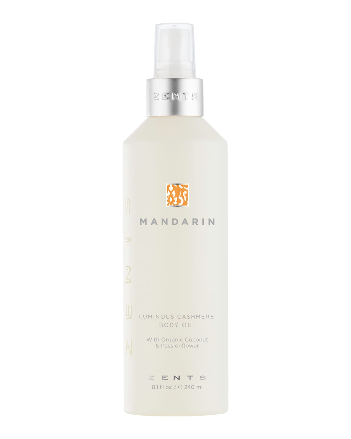 Zents 8.1 Oz. Mandarin Luminous Cashmere Body Oil