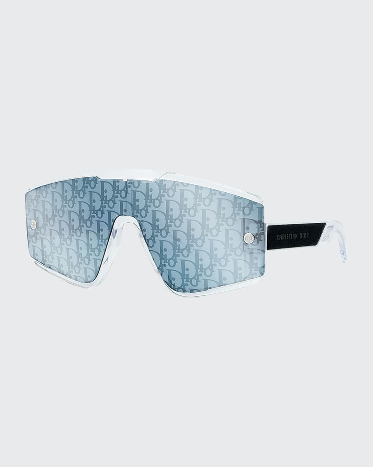 Dior Diorxtrem MU Logo-Print Shield Sunglasses
