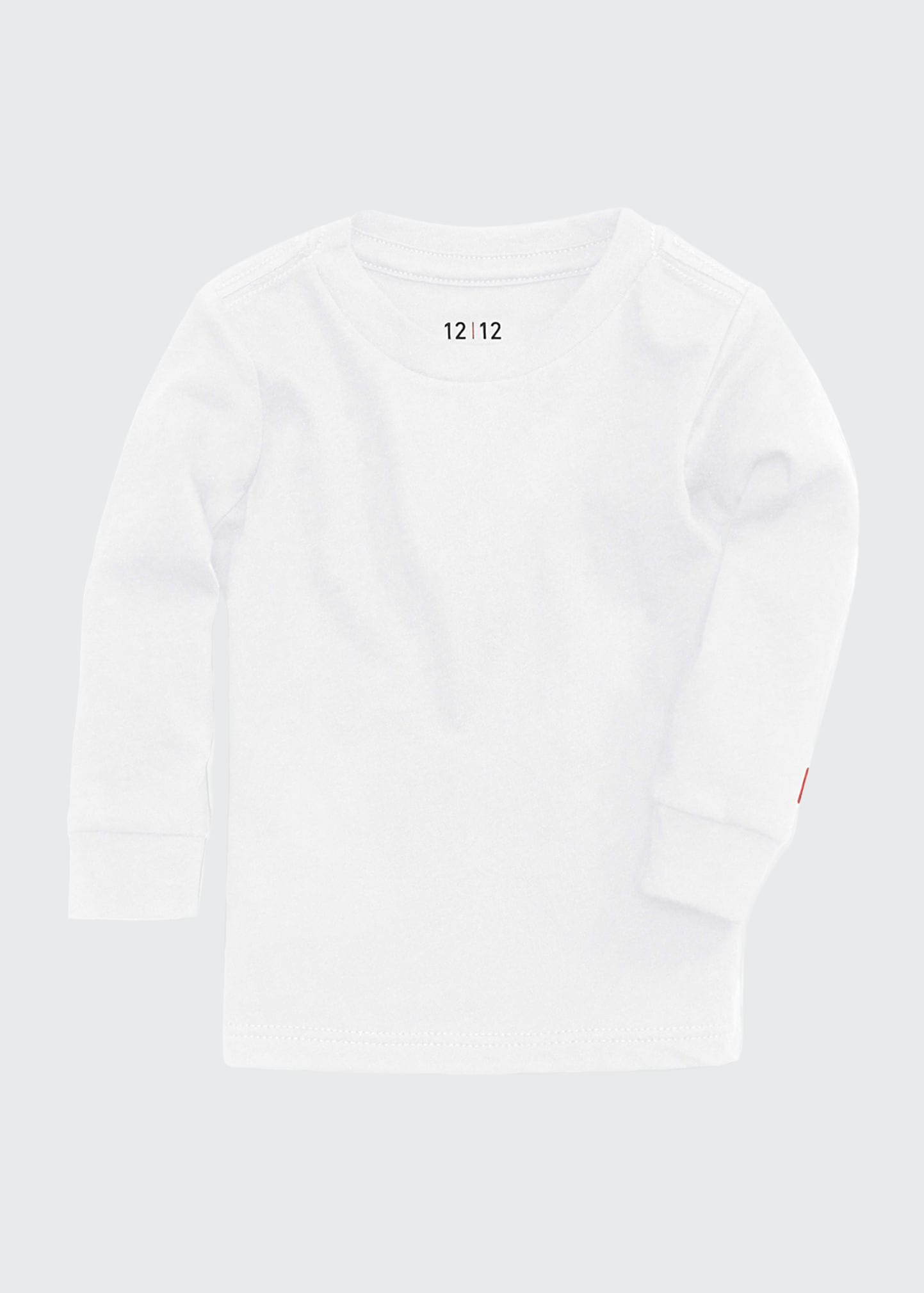 Shop 1212 Kid's The Daily Solid Organic Cotton Sweatshirt In White