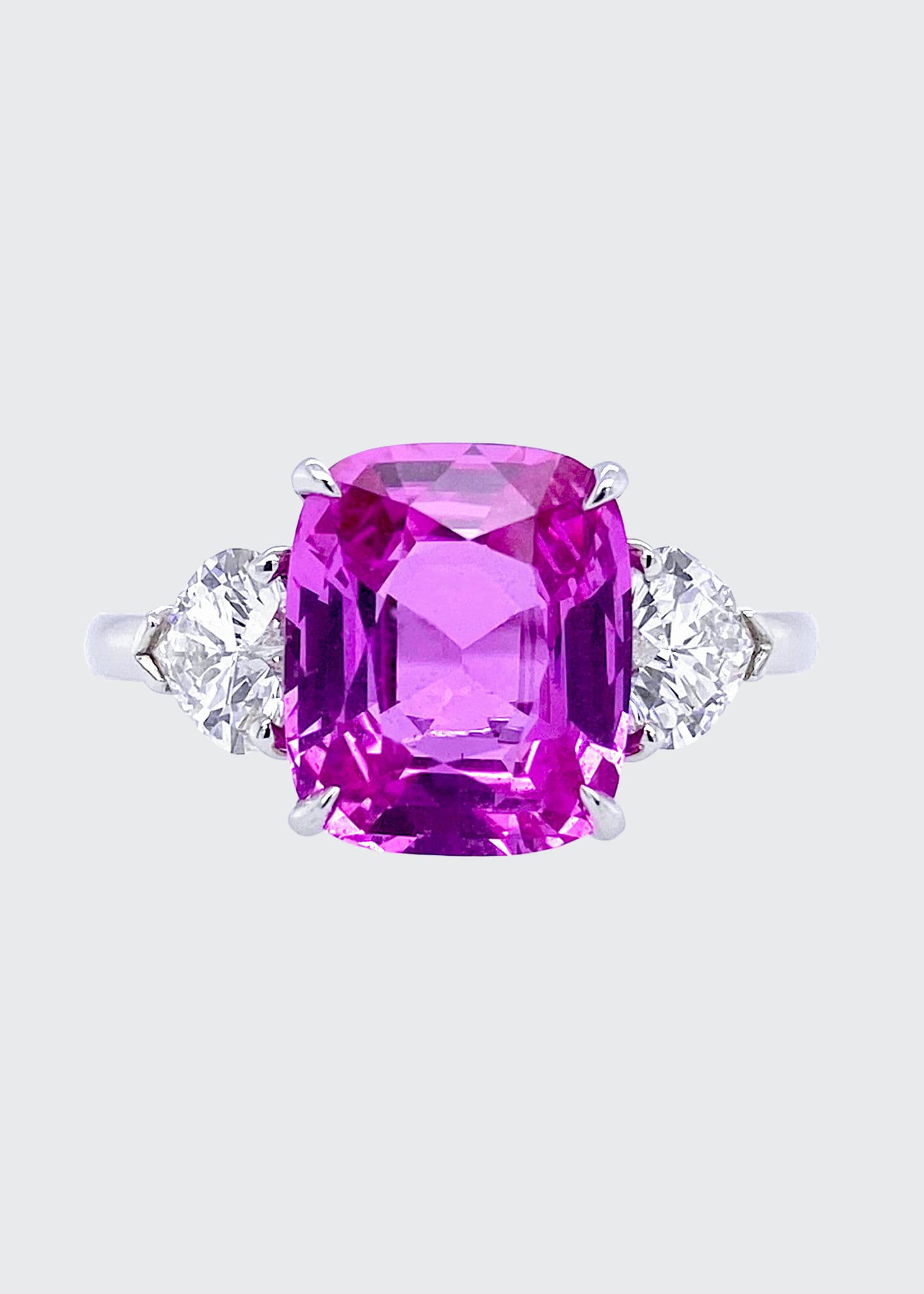 Bayco Pink Sapphire and Diamond Ring