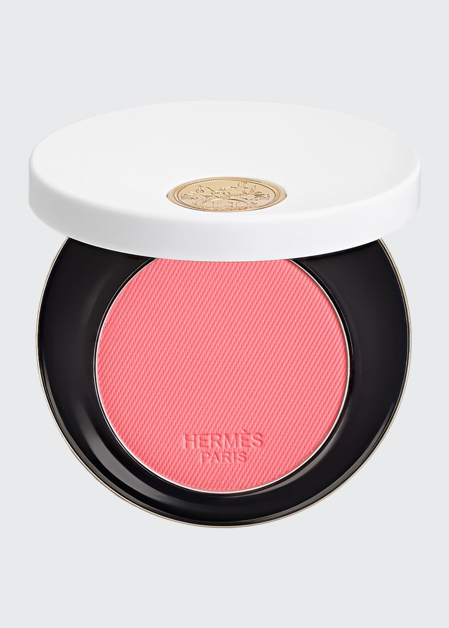 Hermes Rose  Silky Blush Powder In 32 Rose Pommette