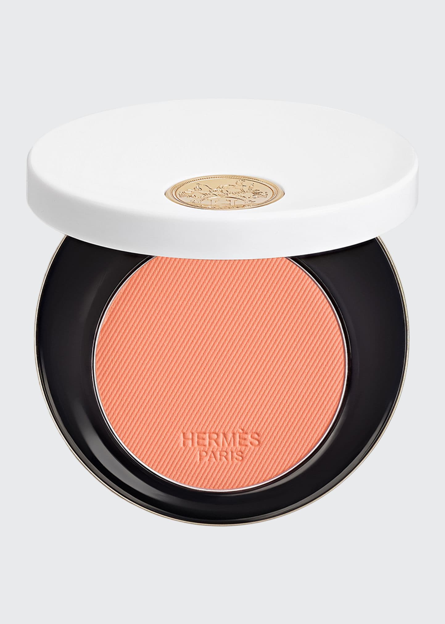 Hermes Rose  Silky Blush Powder In 19 Rose Abricot