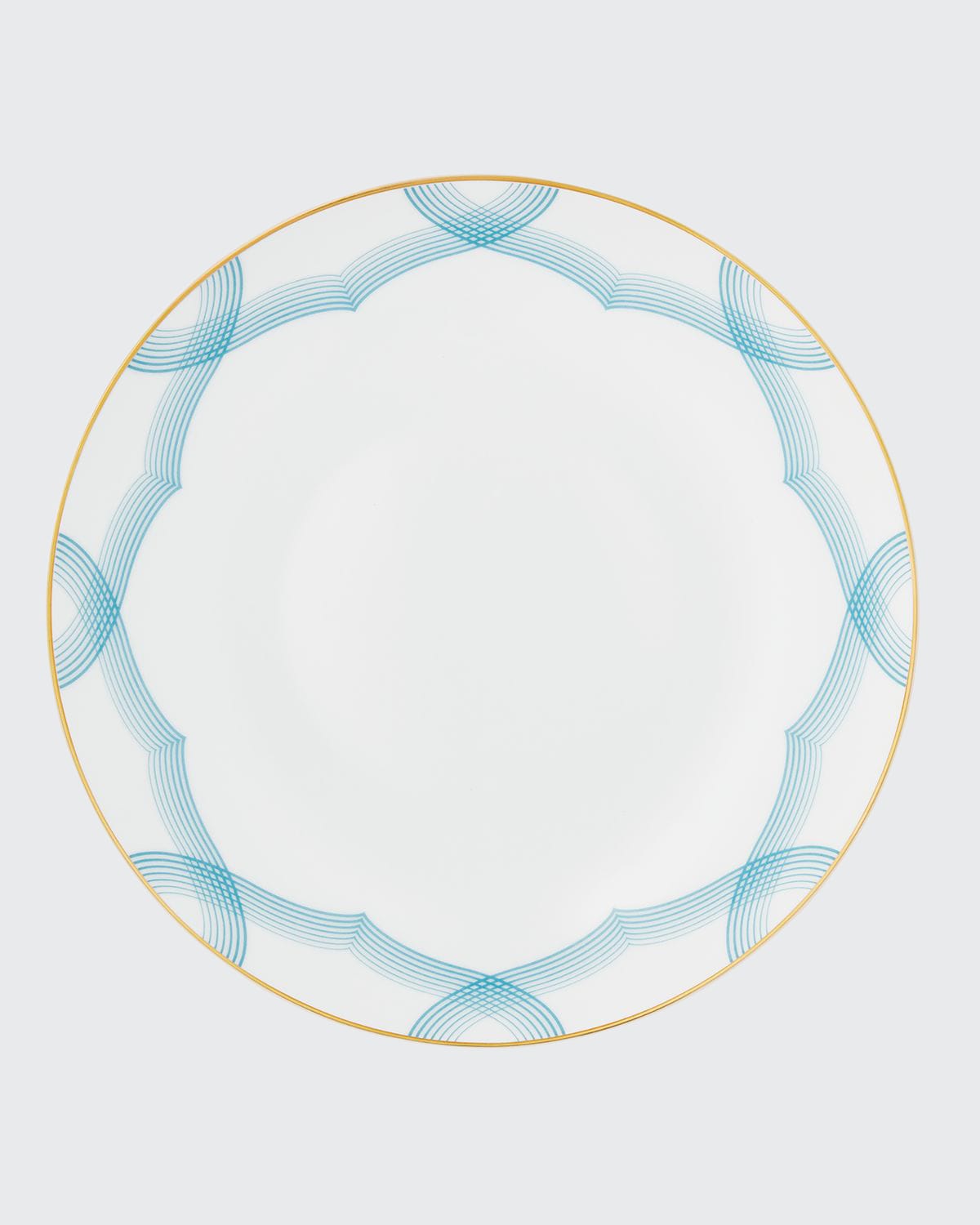 Shop Raynaud Aura Soup Plate Coupe In Sky Blue