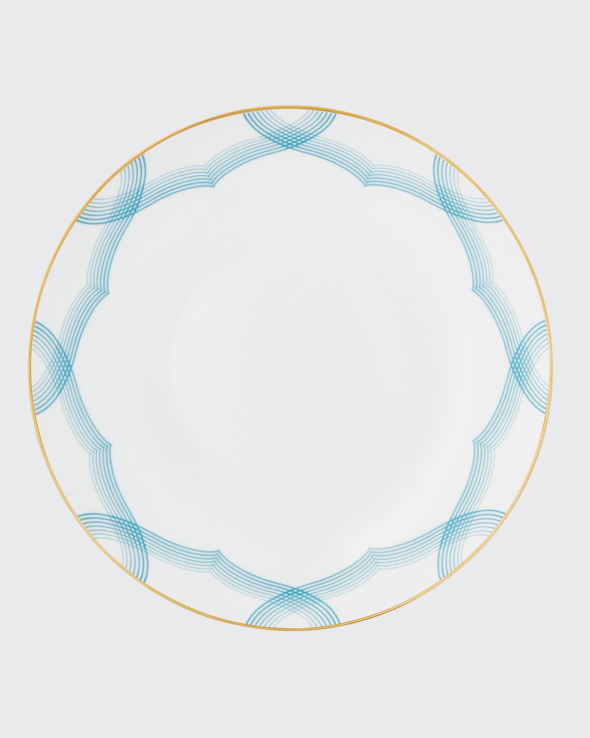 Raynaud Aura Soup Plate Coupe In Sky Blue