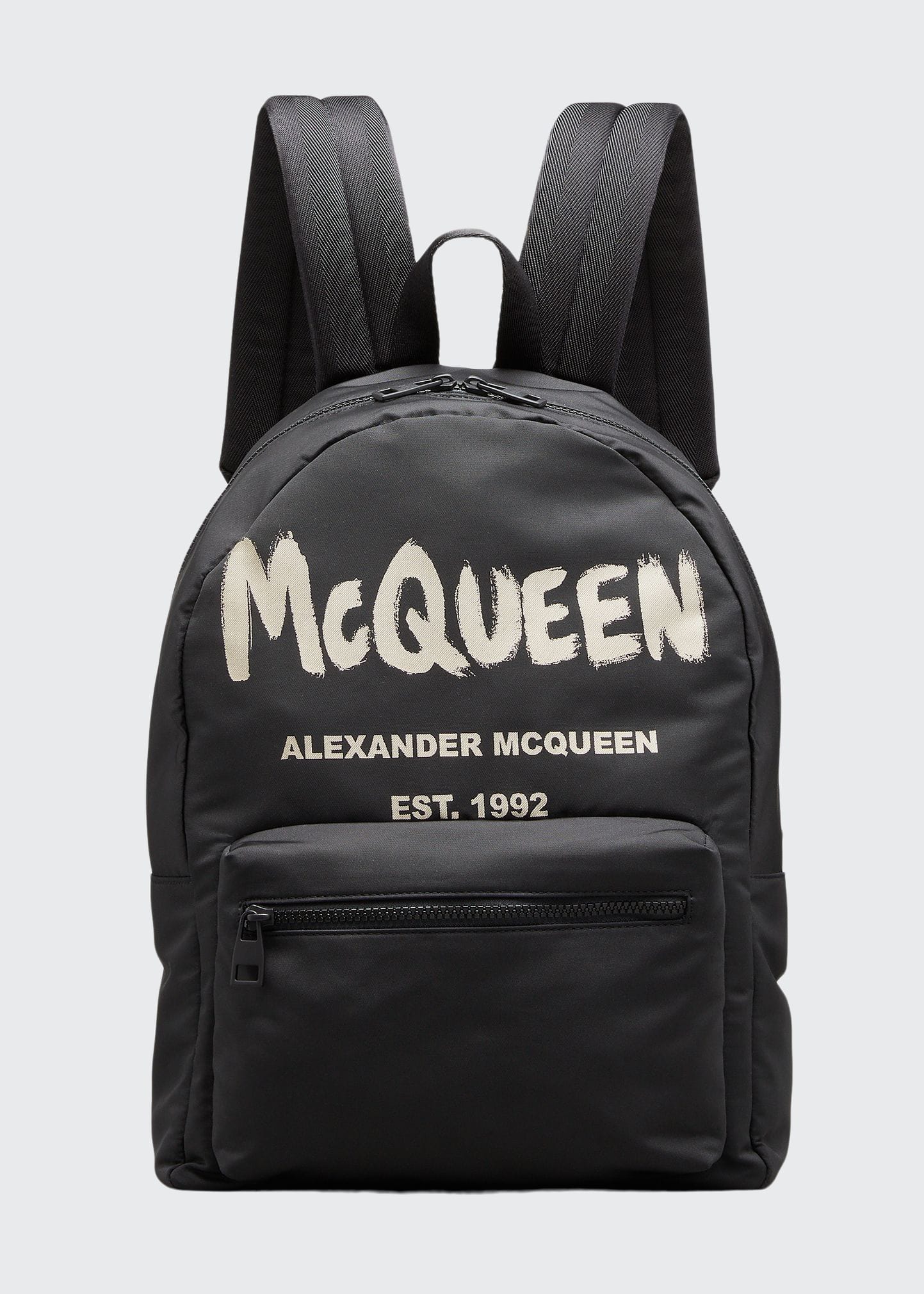 Alexander Mcqueen Men's Metropolitan Logo Backpack In Black ModeSens