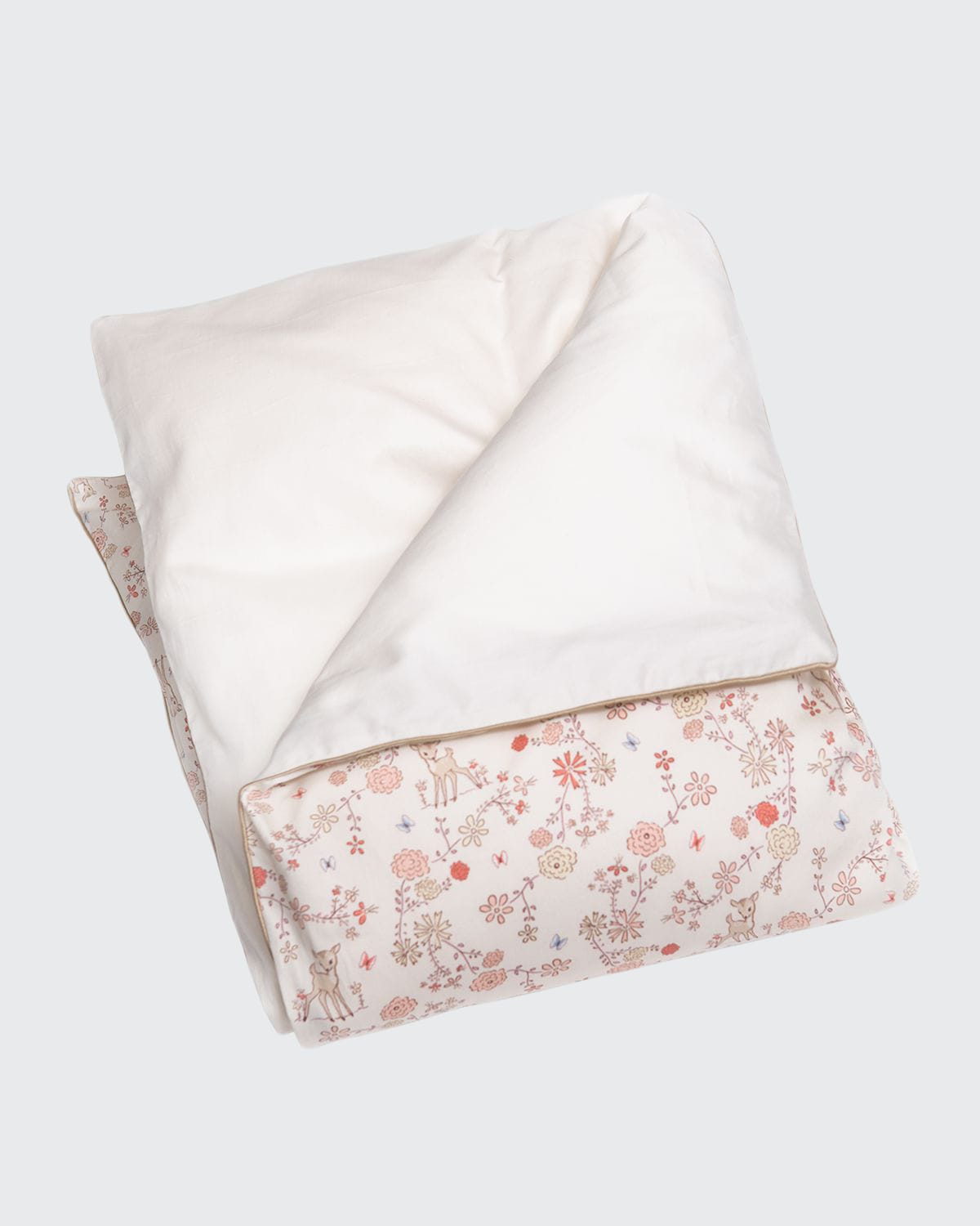 Gooselings Into The Woodlands Baby Duvet Set In Pink