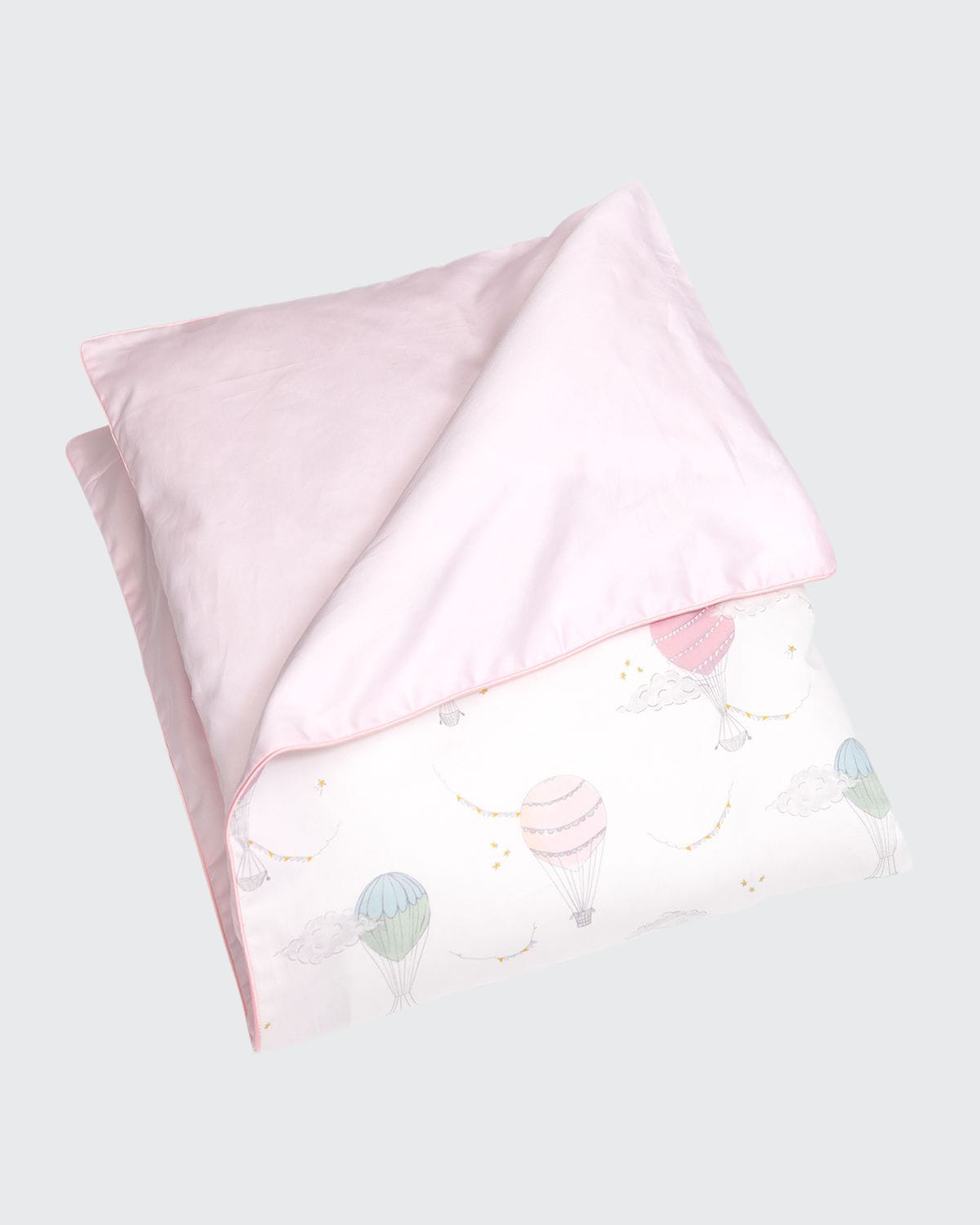 Gooselings Touch The Sky Baby Duvet Set In Pink