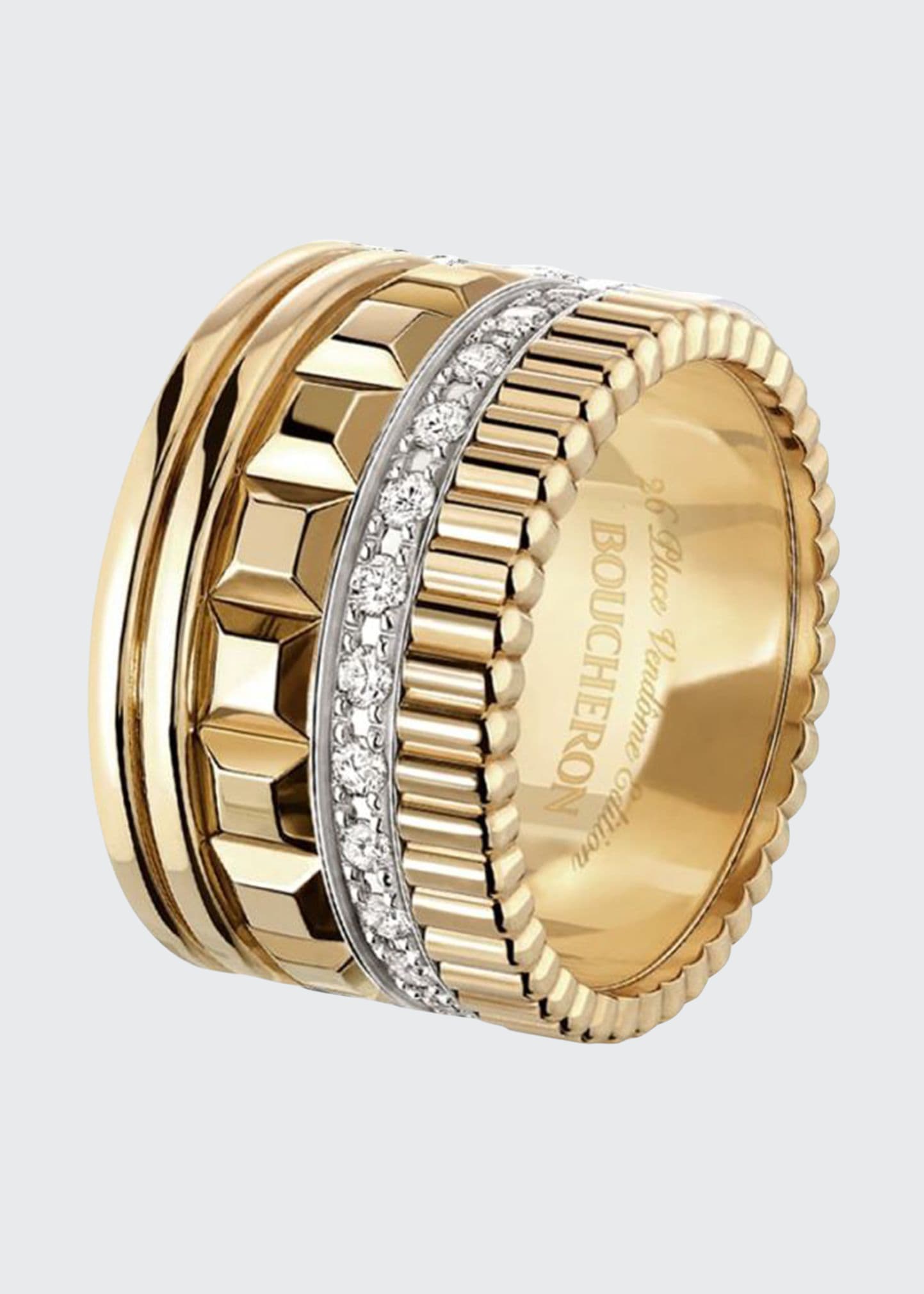 Boucheron Quatre Radiant Ring with Diamonds