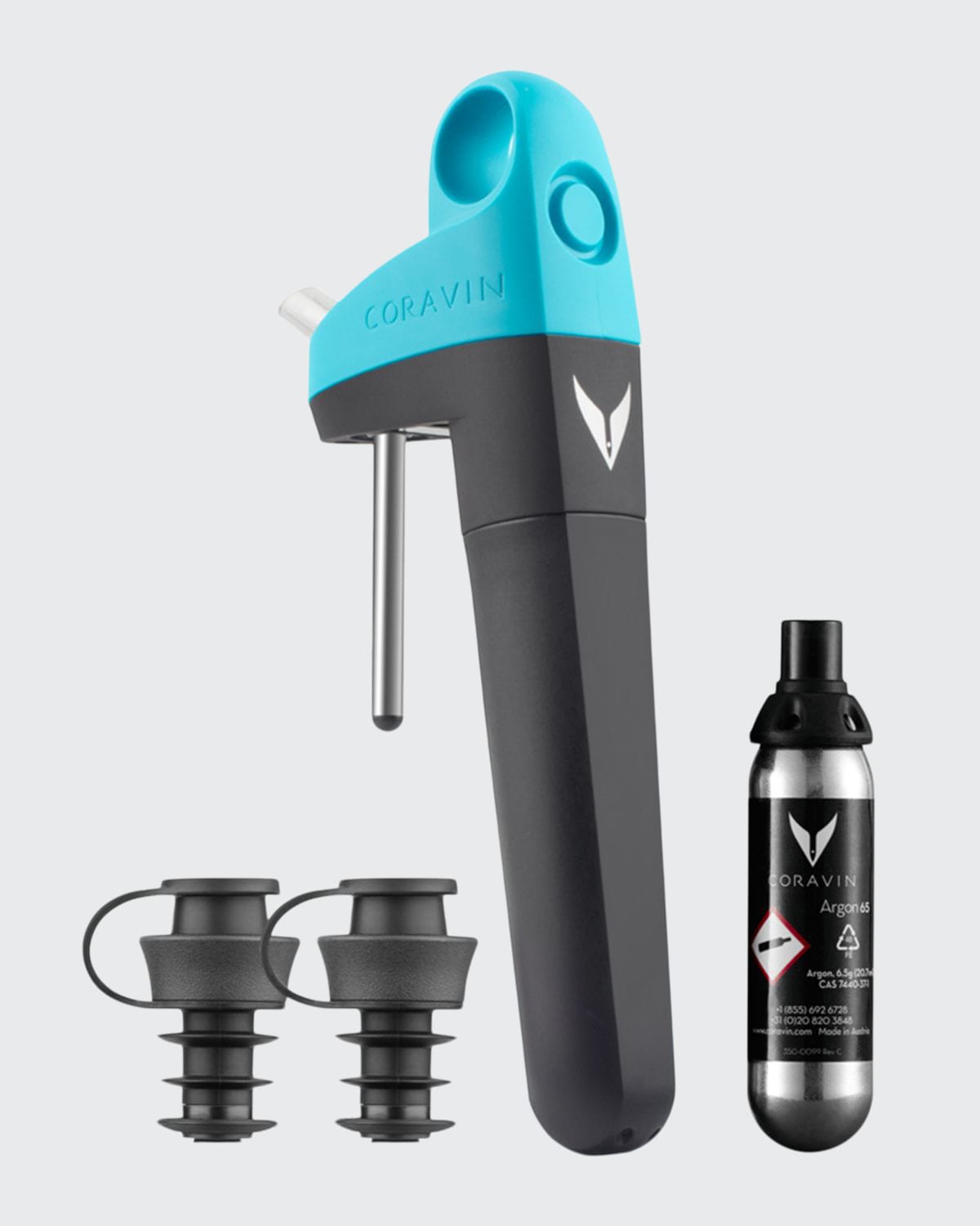 Shop Coravin Pivot Wine Preservation System In Teal