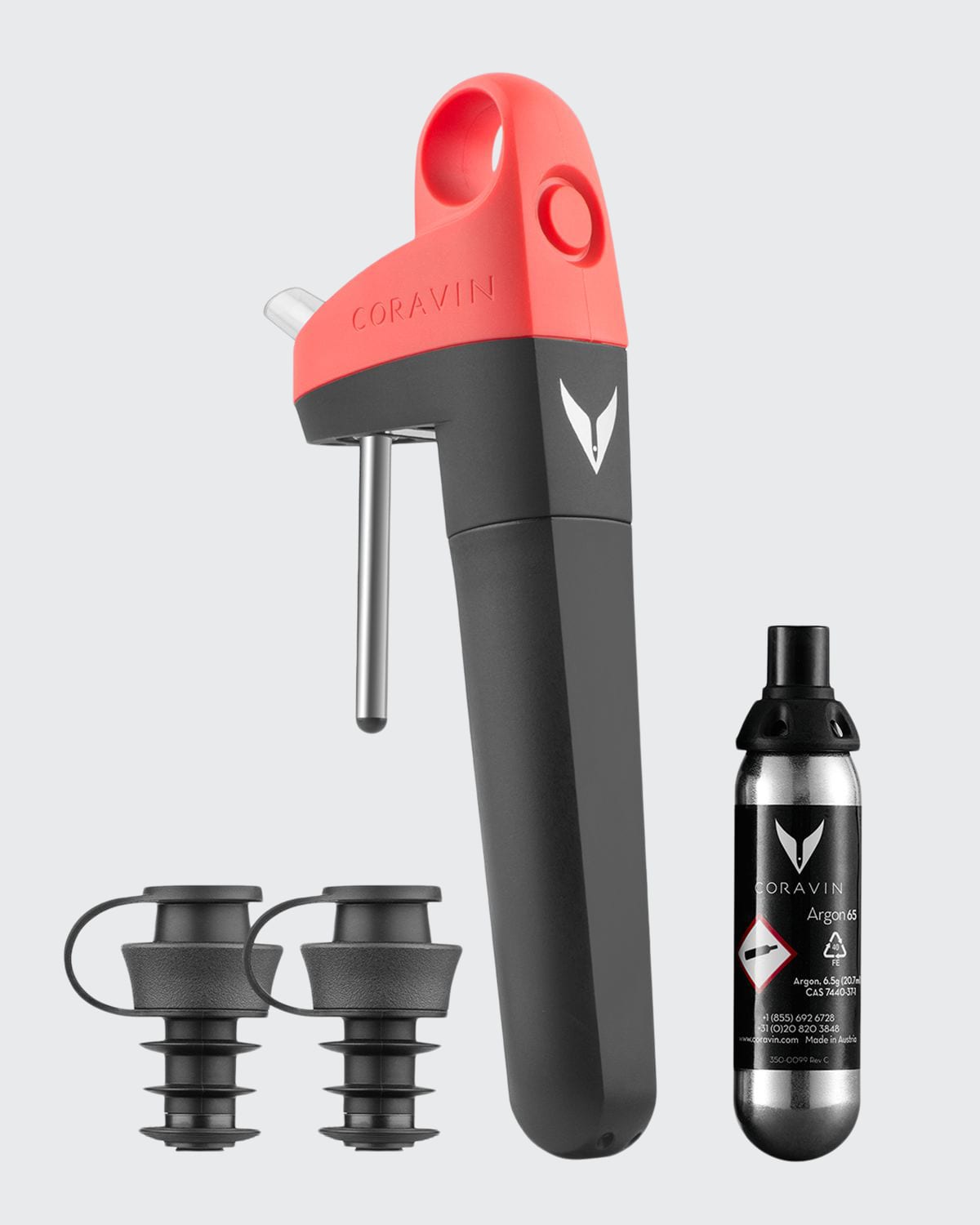 Coravin Pivot Wine Preservation System In Coral