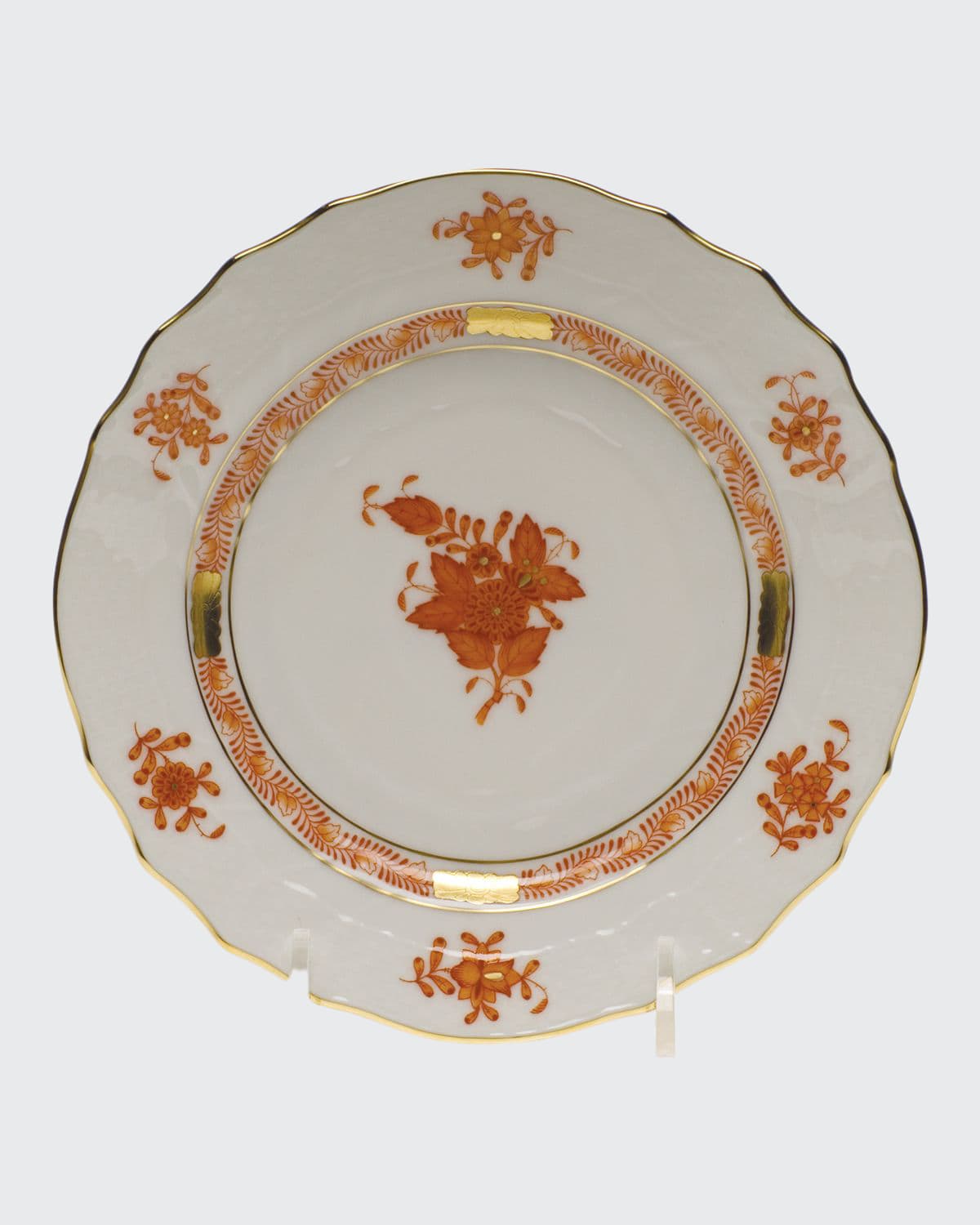 Herend Rust Chinese Bouquet Bread & Butter Plate In Multi