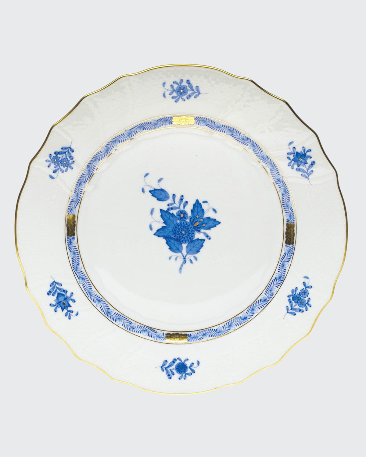 Herend Blue Chinese Bouquet Dinner Plate