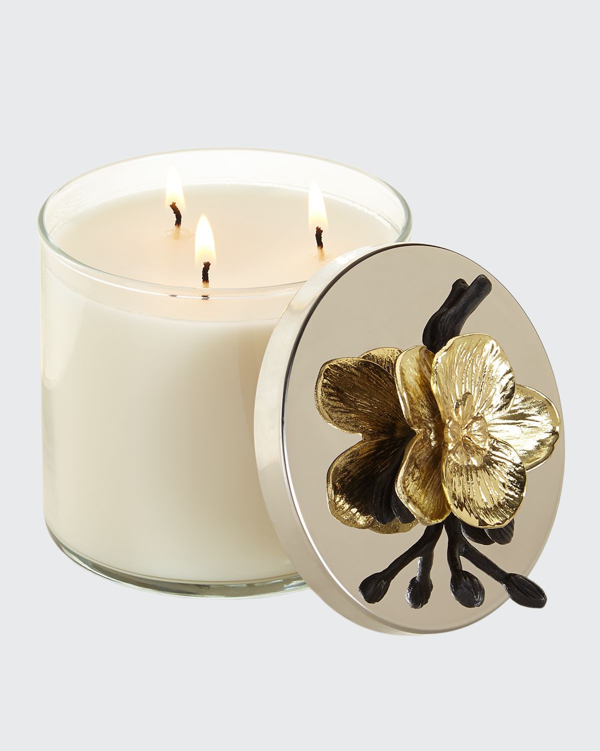 Michael Aram 13. 5 Oz. Gold Orchid Candle