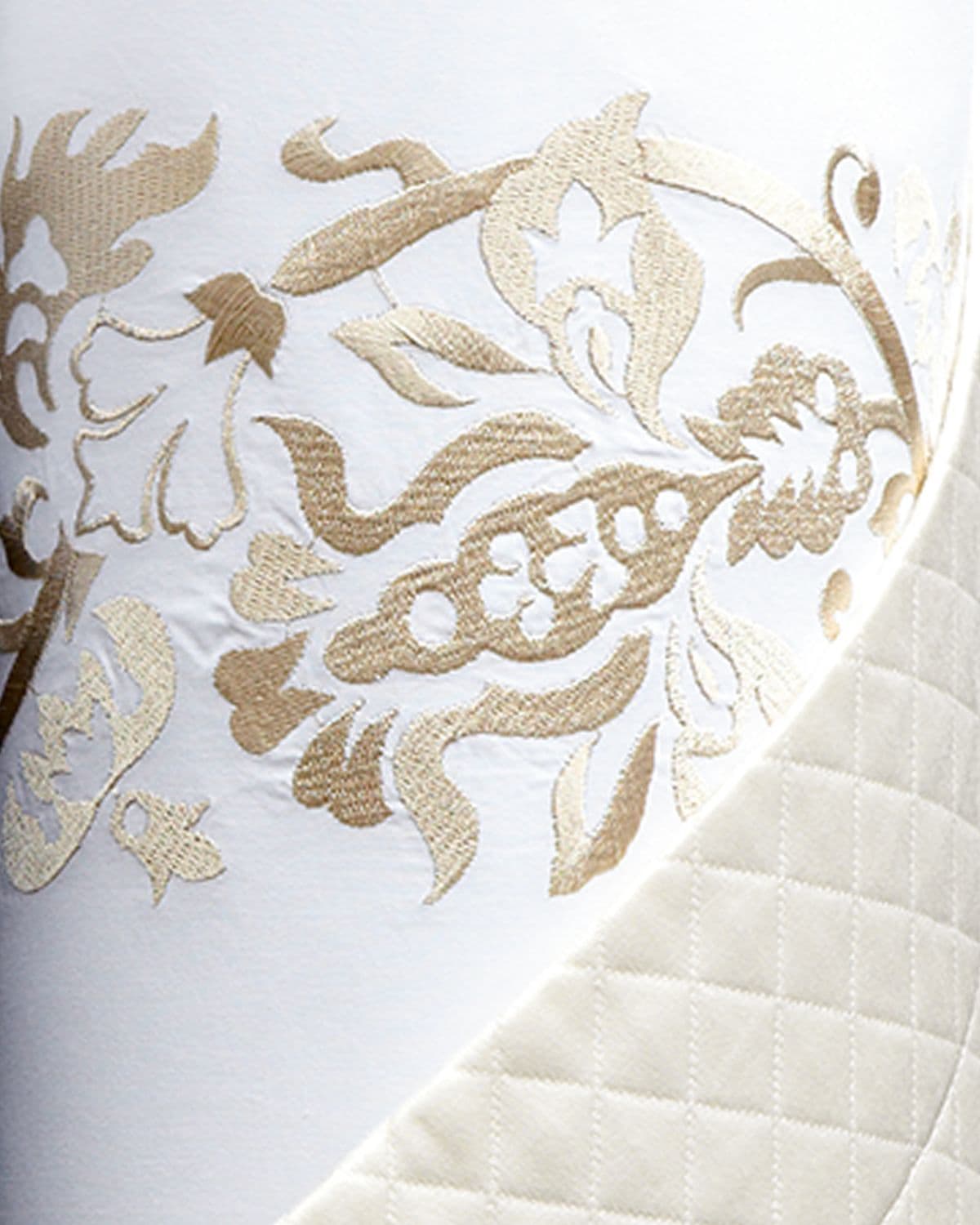 Sferra King Plumes Embroidered Duvet Cover