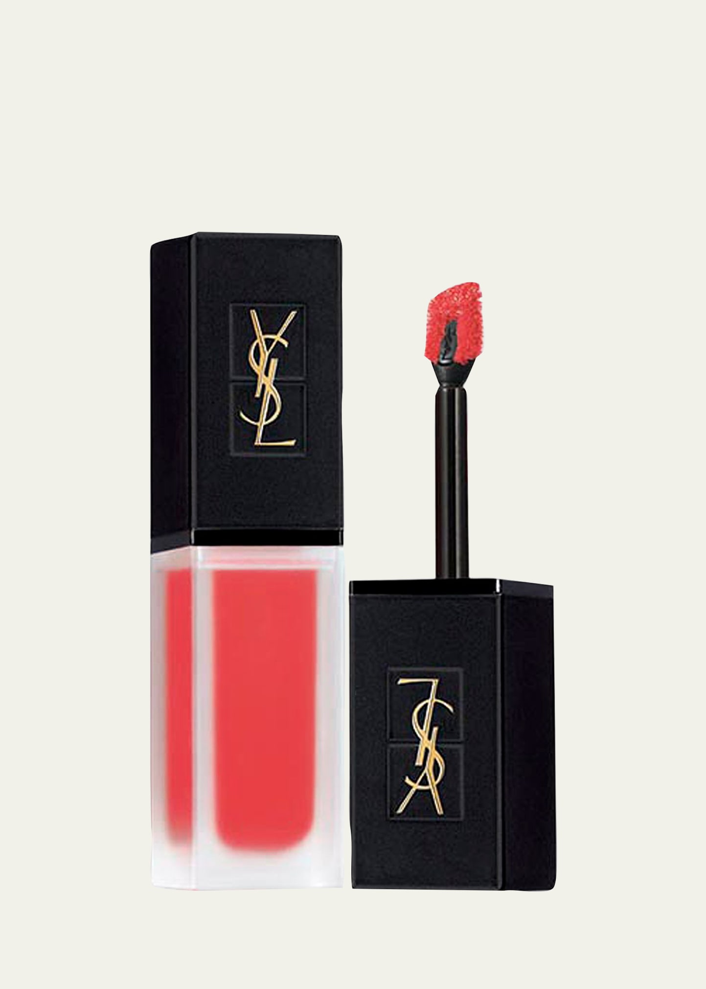 Saint Laurent Tatouage Couture Velvet Cream Liquid Lipstick In 202 Coral Symbol