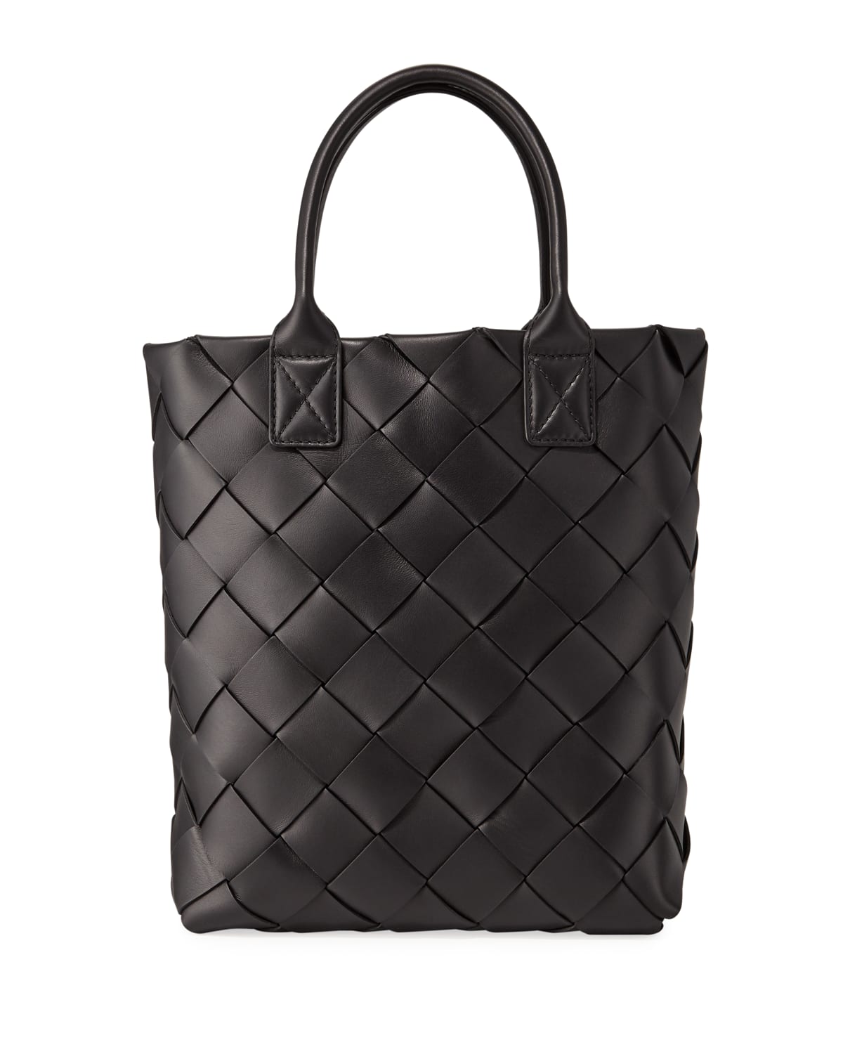 Bottega Veneta Intrecciato Leather Cabat Tote Bag