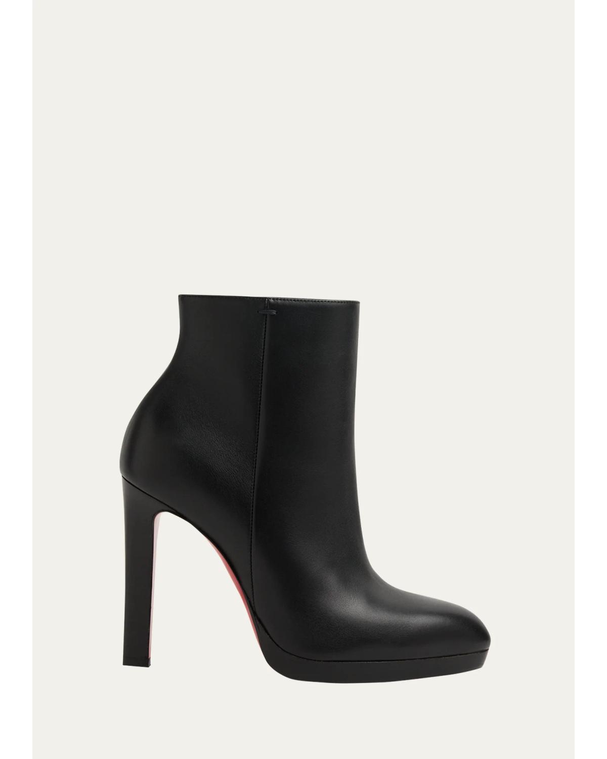 120Mm Fannylove Leather Booties